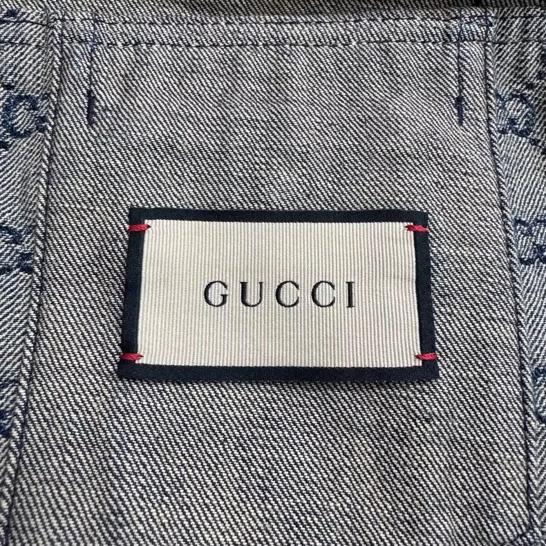 Gucci Gucci Full-print old-fashioned denim jacket 2505-Nextarrow Size US M / EU 48-50 / 2 - 2 Thumbnail
