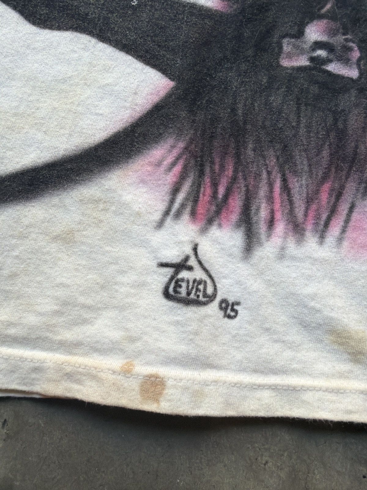 Vintage Vintage 1995 Custom Peter Criss KISS airbrushed shirt size L Size US L / EU 52-54 / 3 - 2 Thumbnail