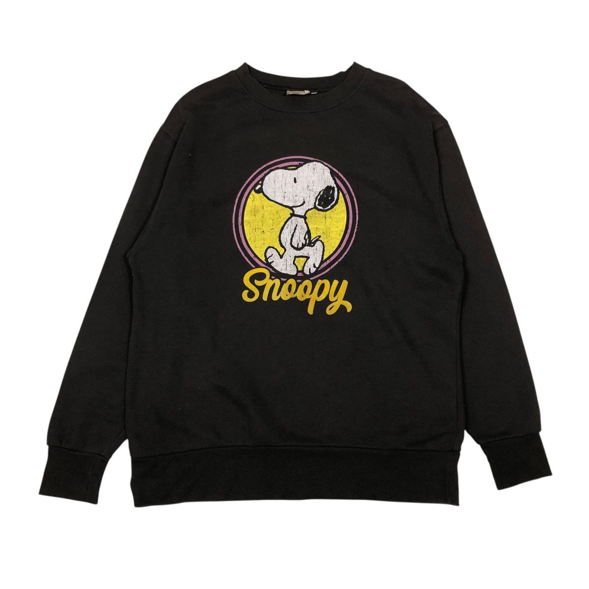 Peanuts 🔥VINTAGE SWEATSHIRT SNOOPYPEANUTS BIG LOGO OVER PRINT Size US M / EU 48-50 / 2 - 1 Thumbnail