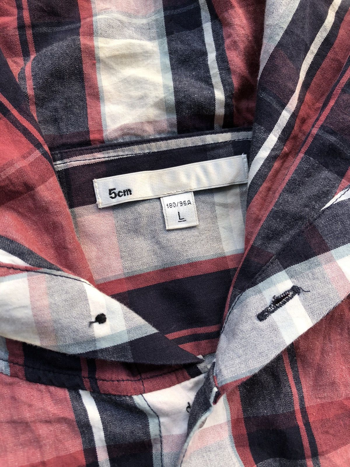 Japanese Brand × Le Grande Bleu (L.G.B.) 5cm Plaid Shirt Ifsixwasnine Style Size US L / EU 52-54 / 3 - 9 Thumbnail