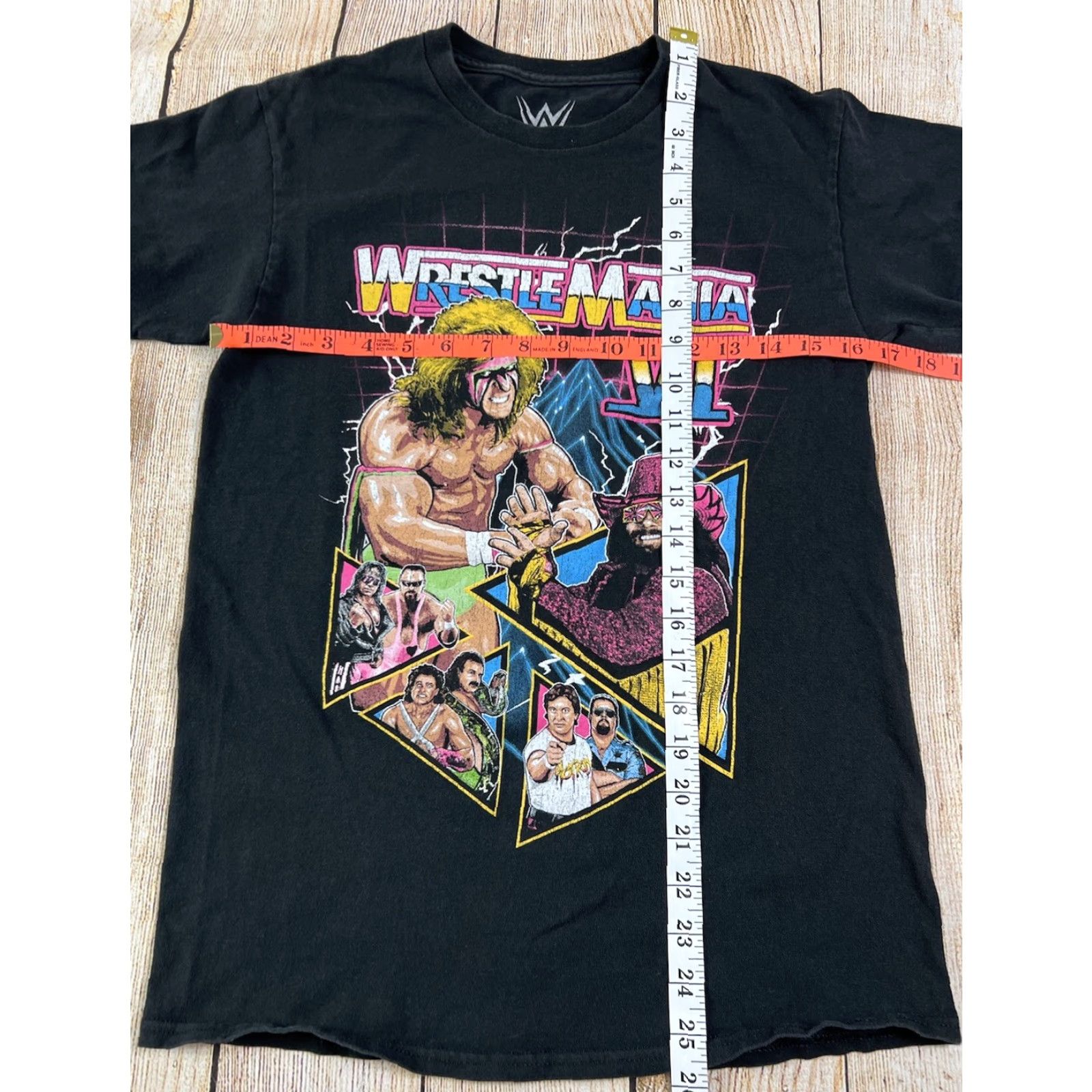 Vintage WWE WrestleMania 6 T Shirt Ultimate Warrior Macho Man Randy Savage Small Men S Black Size US S / EU 44-46 / 1 - 4 Thumbnail