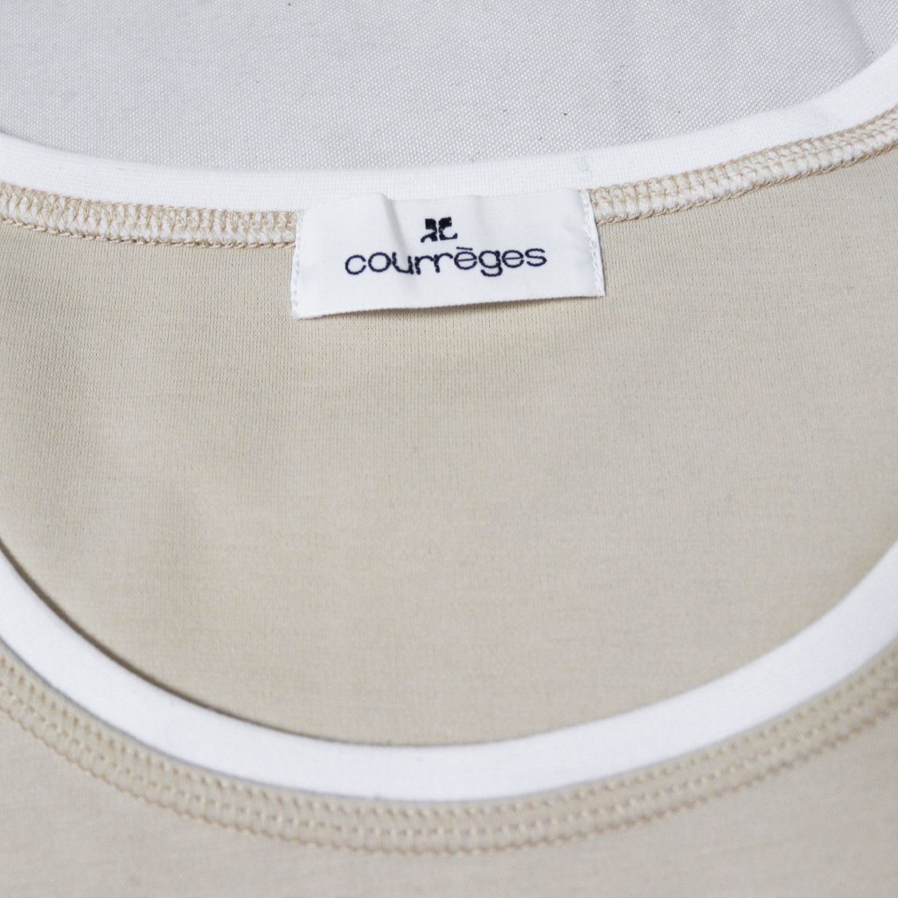 Courreges Courrèges Rhinestone Embellished Logo Print T-shirt Dress Size S / US 4 / IT 40 - 5 Thumbnail