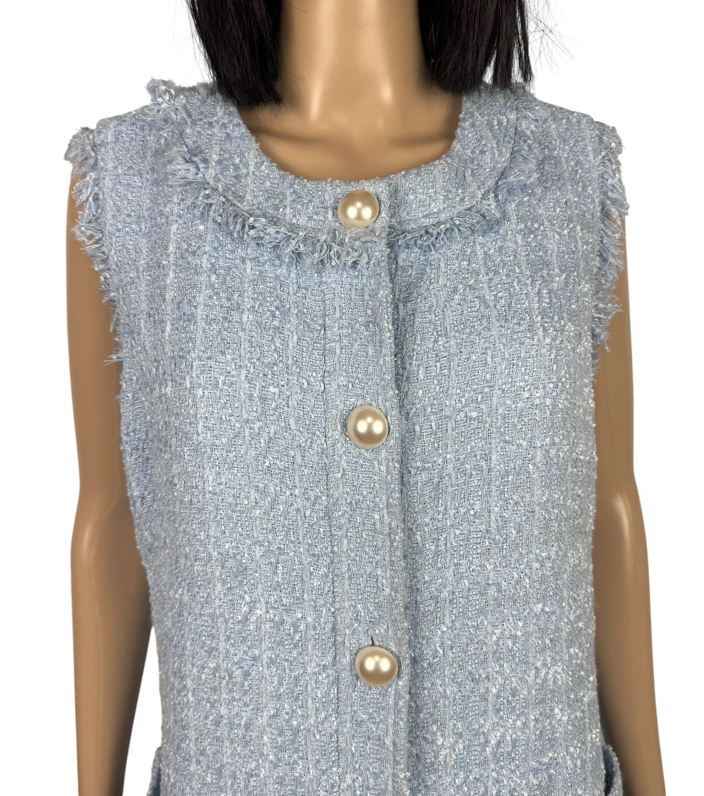Kate Spade Kate Spade Dress Tweed Fringe Trim Shift size 14 Size L / US 10 / IT 46 - 9 Thumbnail