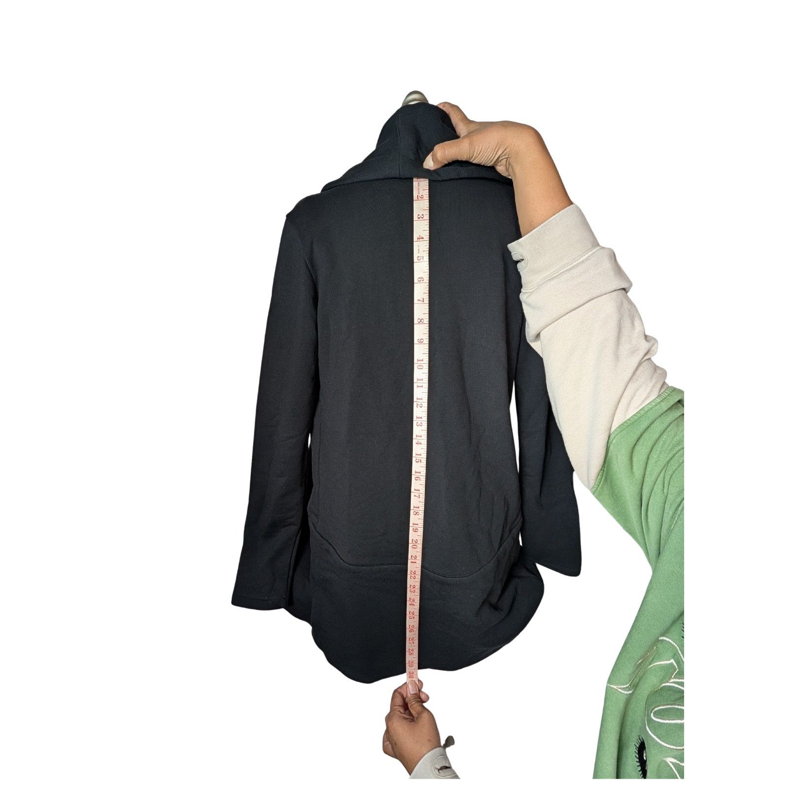 James Perse James Perse French Terry Open Front Cardigan Black Women’s Size XS / US 0-2 / IT 36-38 - 7 Thumbnail