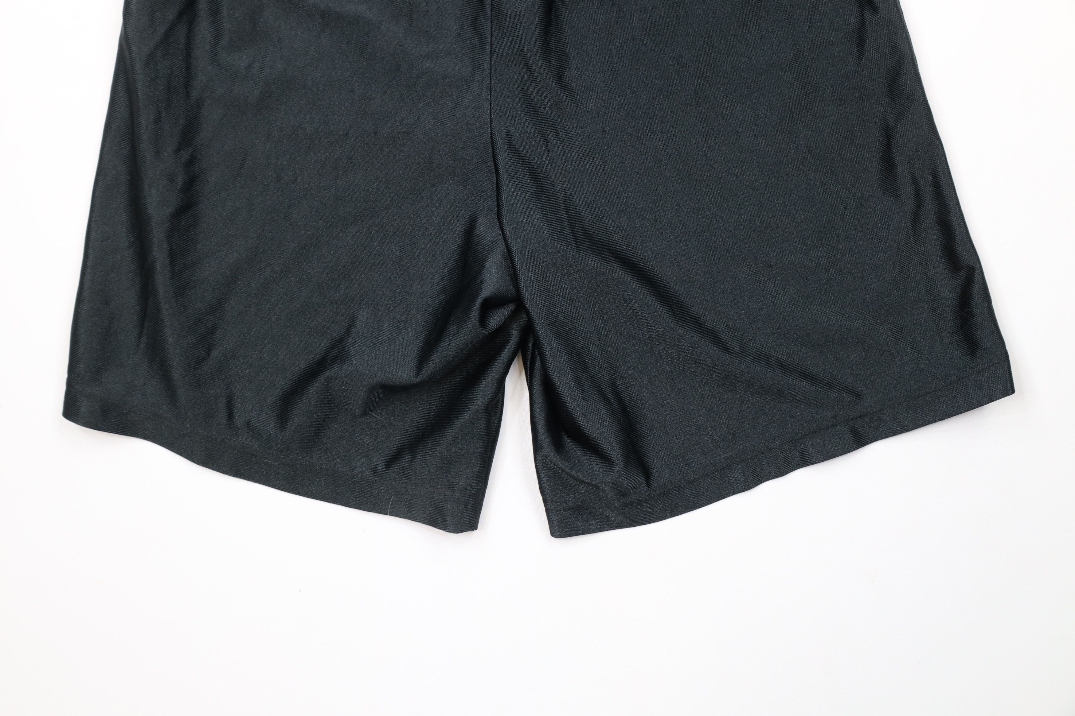 Vintage Vintage 90s Streetwear Silky Nylon Above Knee Shorts Black Size US 32 / EU 48 - 10 Thumbnail