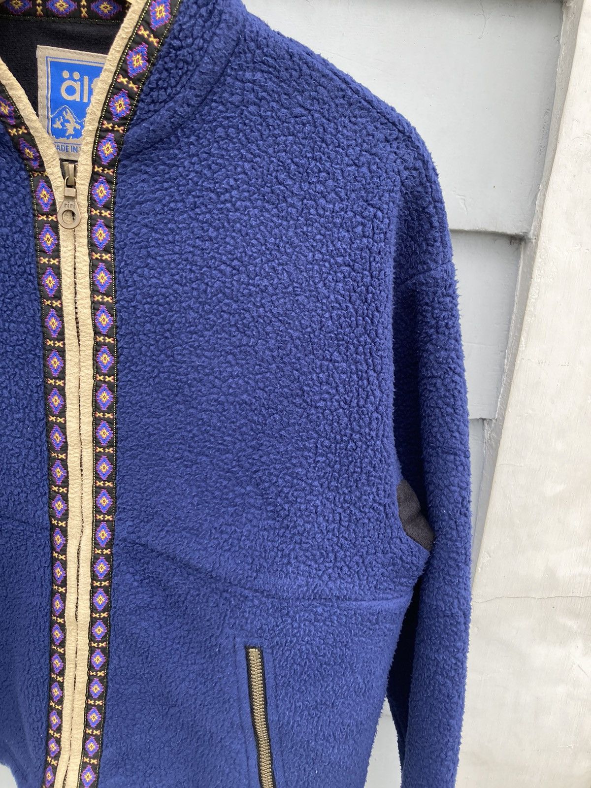 Polartec Vintage Alf Polartec Made In Usa Navajo Riri Zipper Fleece Size US S / EU 44-46 / 1 - 4 Thumbnail