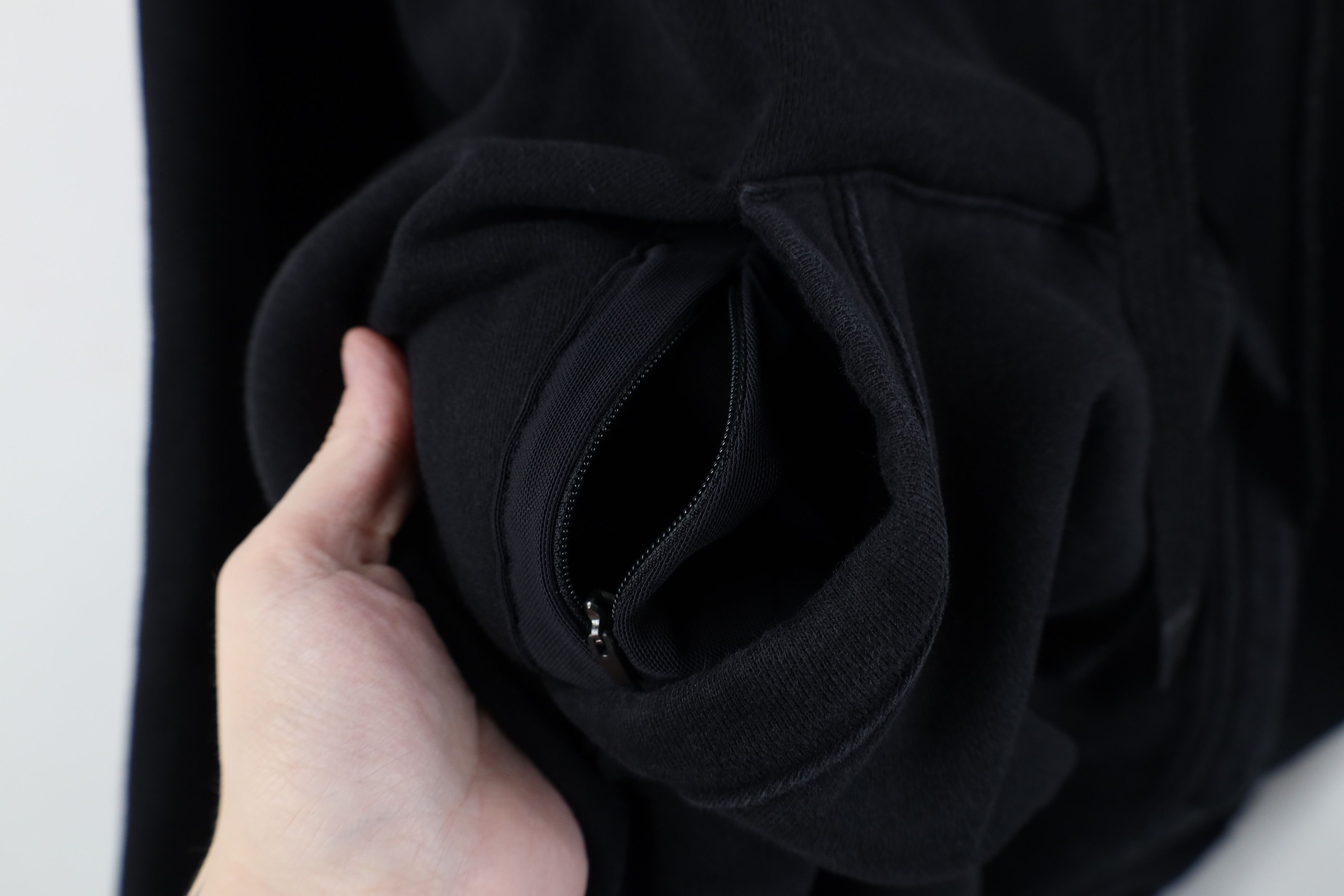 Athleta Athleta Faded Blank Heavyweight Hoodie Sweatshirt Black Size M / US 6-8 / IT 42-44 - 5 Thumbnail