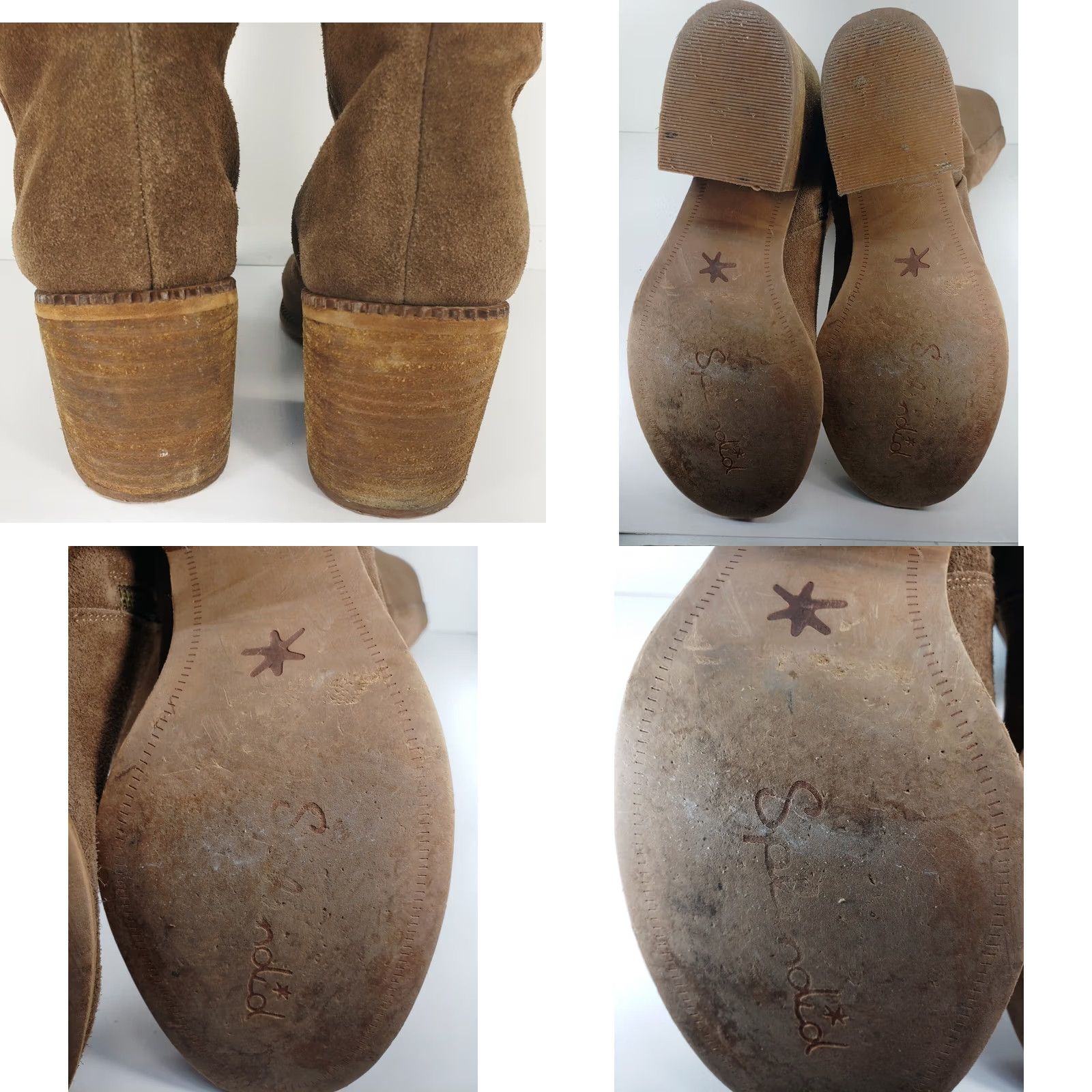 Splendid VINTAGE Splendid Kassie Boots Brown Suede Tall Knee Zip Womens 8.5M Size US 9 / IT 39 - 8 Thumbnail