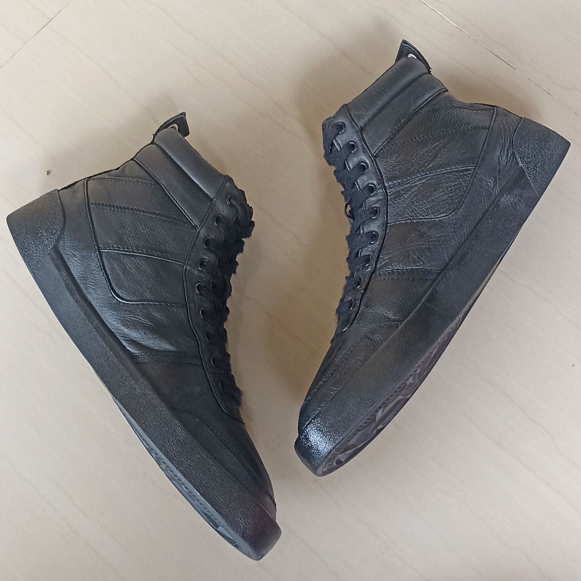 Diesel DIESEL S DVELOWS Fullblack Sneakers Size US 11.5 / EU 44-45 - 2 Thumbnail