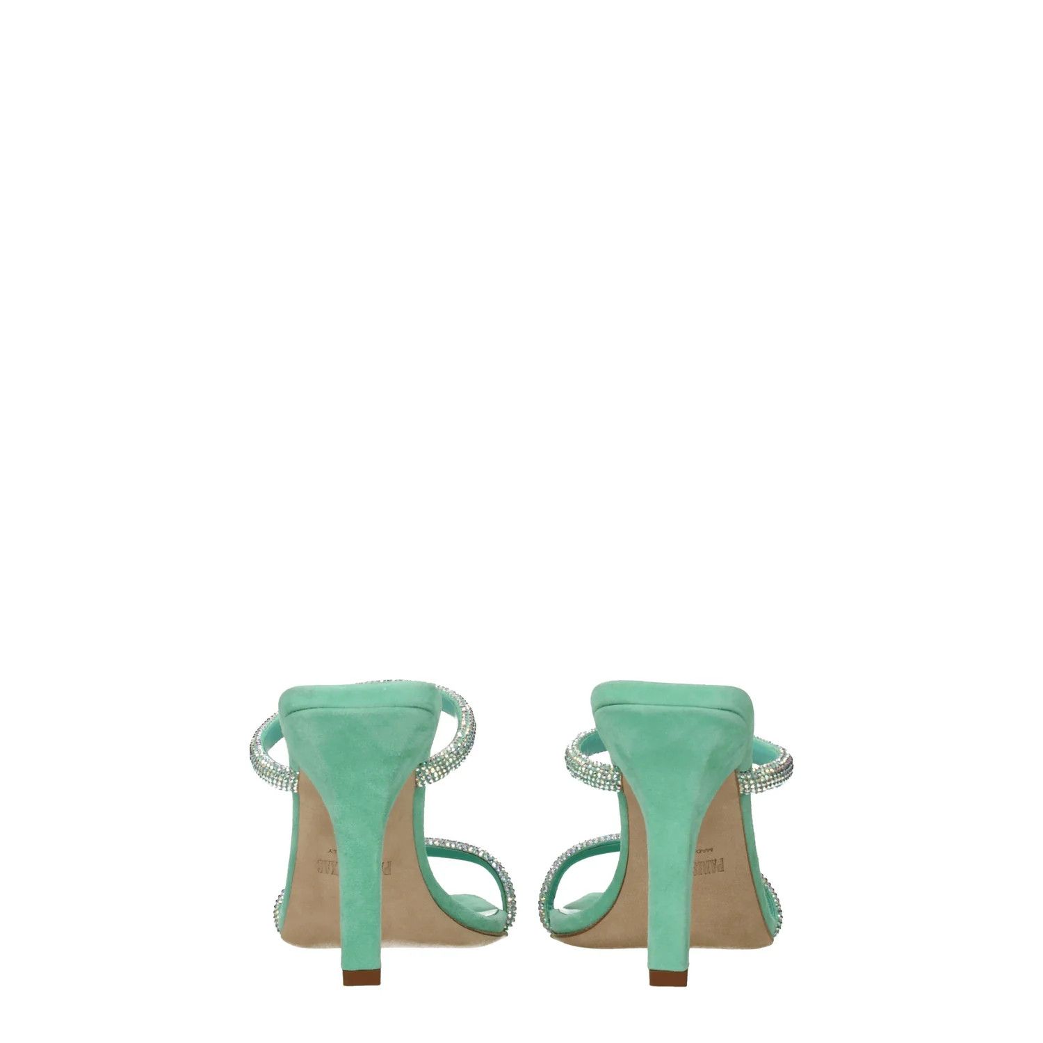 Paris Texas ob1o1e1124 Suede Sandals in Green Size US 7.5 / IT 37.5 - 5 Thumbnail