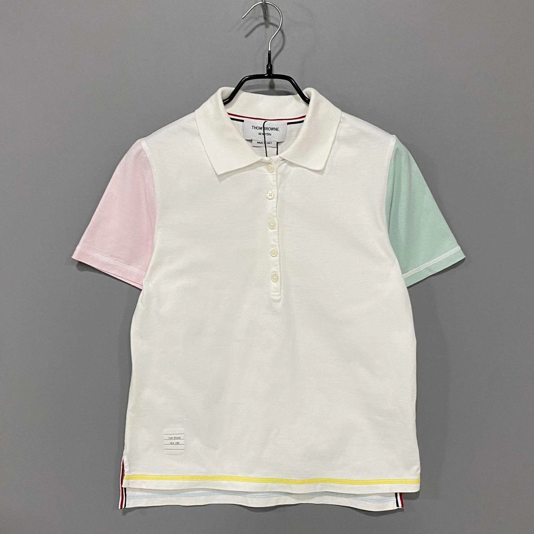 Thom Browne Thom Browne short-sleeve polo shirt 98 New 36 Size XS / US 0-2 / IT 36-38 - 1 Thumbnail