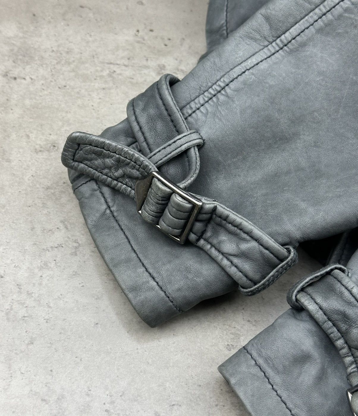 Allsaints TOAST real Butter soft LEATHER JACKET Elephant fitted uk 10 Size S / US 4 / IT 40 - 5 Thumbnail