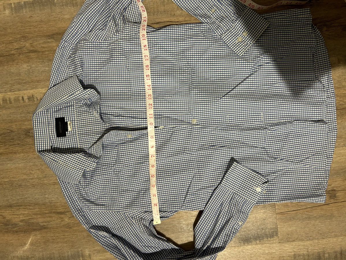 Duchamp London Blue and white check button up Size 50R - 3 Thumbnail