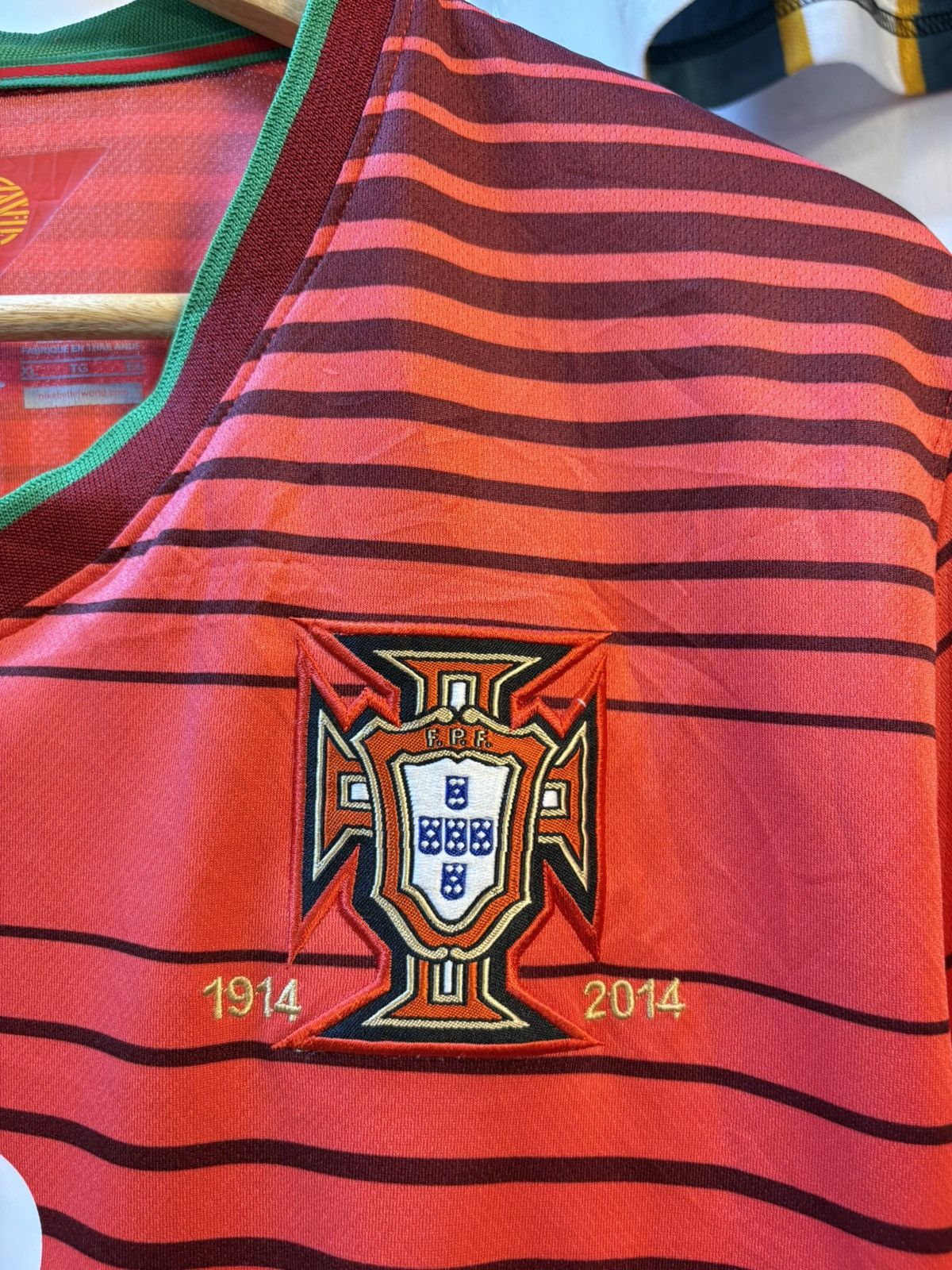 Nike 2014 Portugal National Football Team Home Kit CR7 Size US XL / EU 56 / 4 - 8 Thumbnail