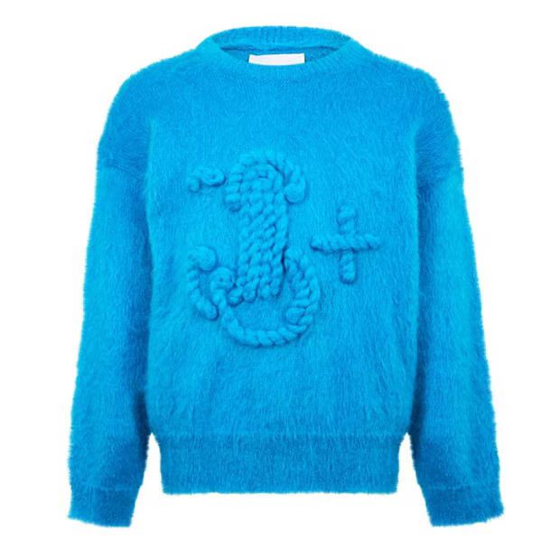 image of Jil Sander O1G2R1Mq0424 Jumpers In Cayan Blue, Men's (Size Large)