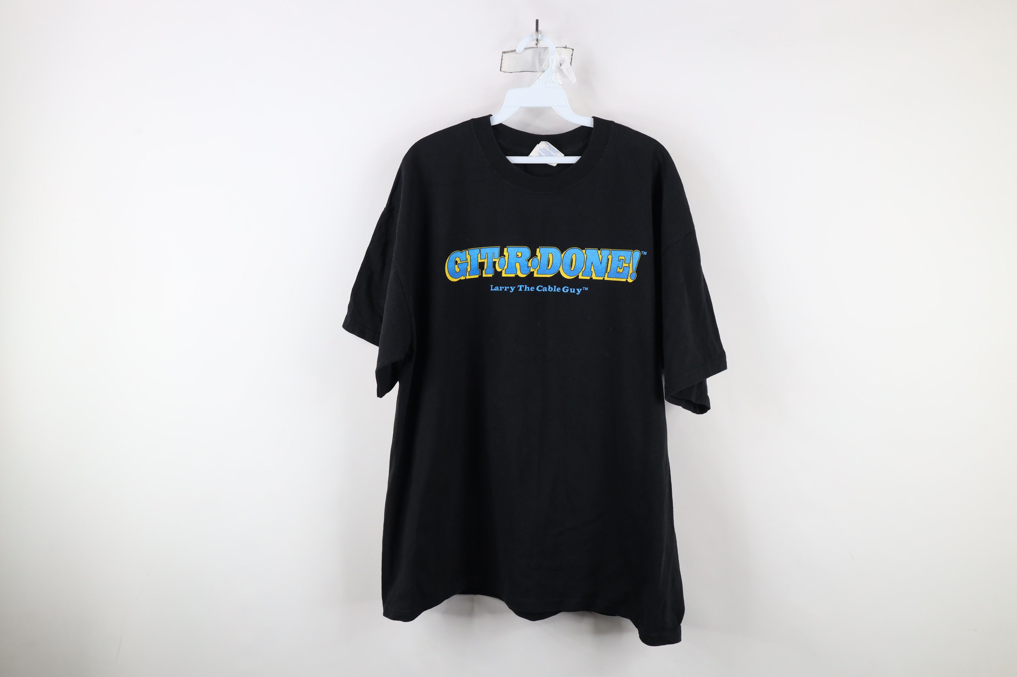 Vintage Vintage Y2K Guy Git R Done Standup Comedy T-Shirt Black Size US XL / EU 56 / 4 - 1 Thumbnail