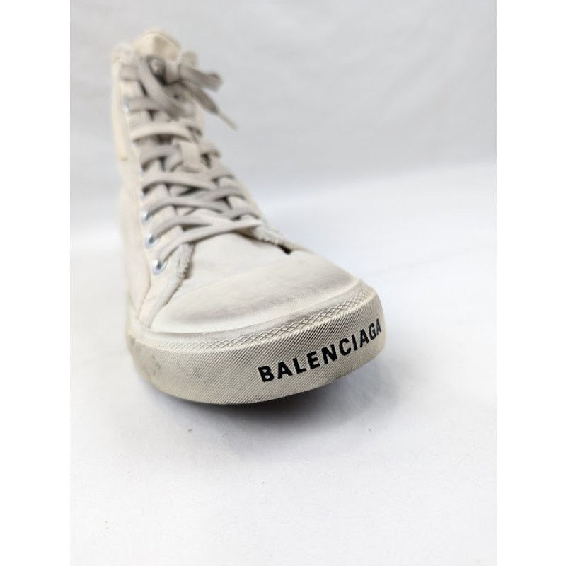 Balenciaga o1rshd1 Paris High-Top Sneakers in Black/White Size US 10 / EU 43 - 5 Thumbnail