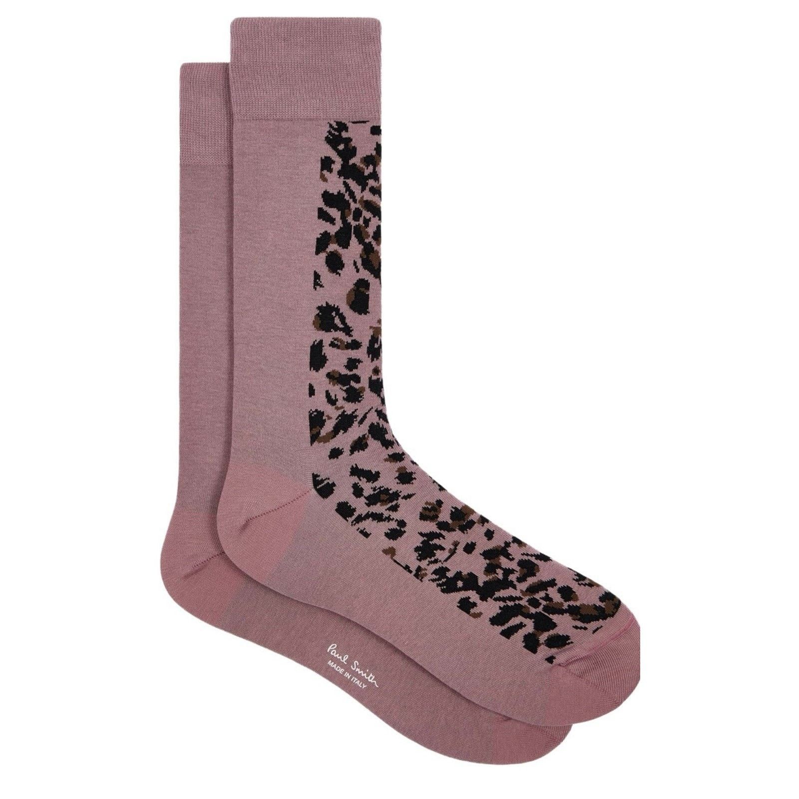 Paul Smith NWT $35 Paul Smith Leopard Floral Socks made in Italy. Size ONE SIZE - 1 Thumbnail