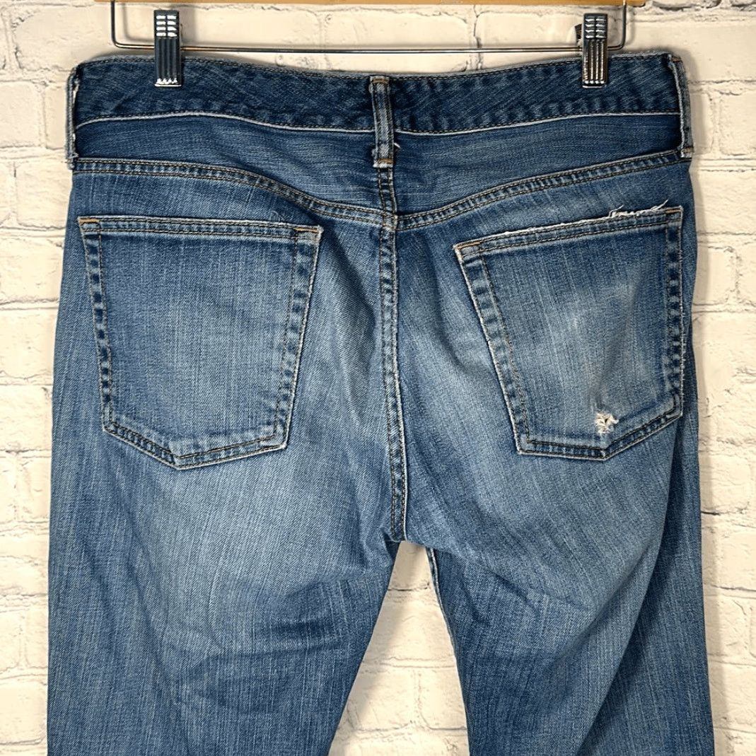 Bonobos VINTAGE Bonobos Jeans Mens Slim Straight Jeans Denim W31 x L30 (Blue) Mens Jeans Slim Straight 31x30 Bonobos Denim Straight Jeans Size US 31 - 7 Thumbnail