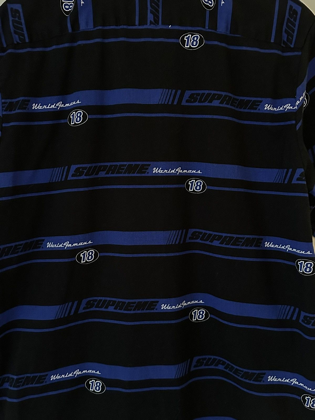 Supreme Supreme Striped Racing Work Shirt Tee Size US M / EU 48-50 / 2 - 6 Thumbnail