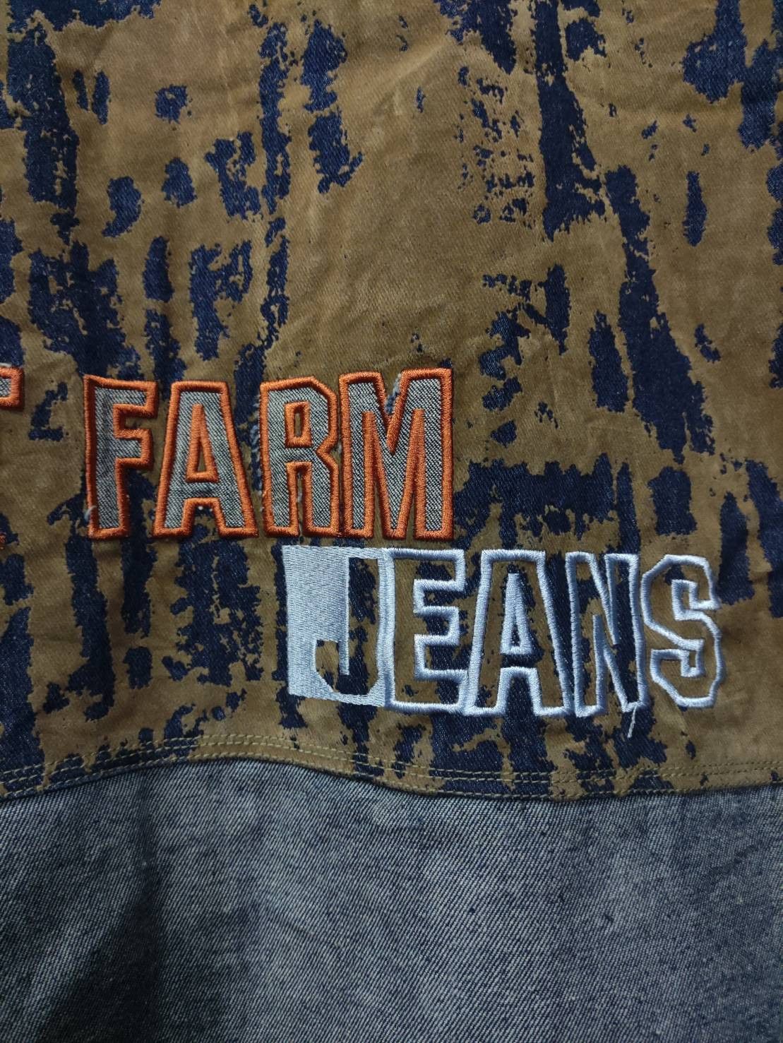 Phat Farm Vtg 00's Phat Farm Jeans Velvet Pattern Denim Jacket Size US XXL / EU 58 / 5 - 15 Thumbnail