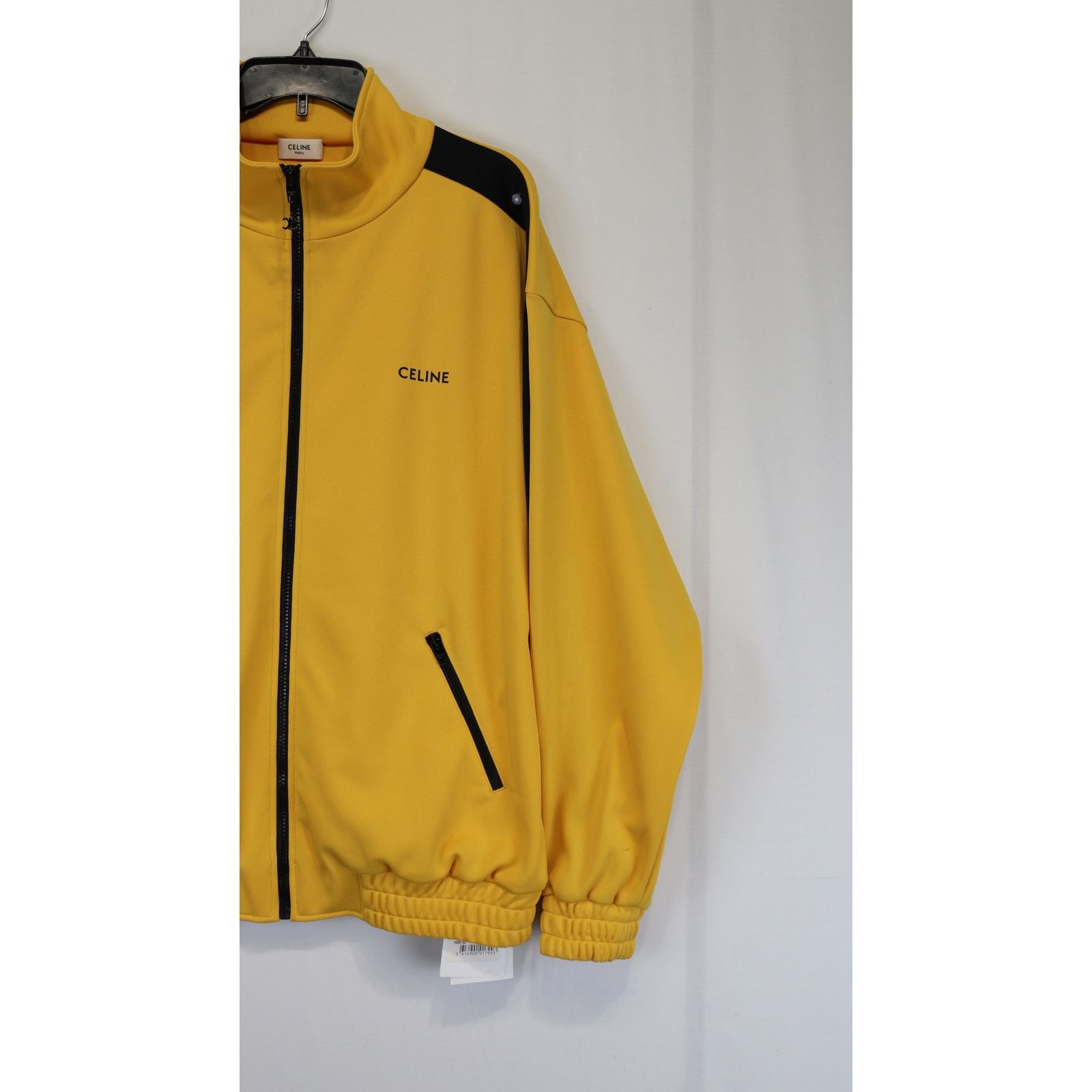 Celine o1rshd1 Sweat Zip Bandes Pressions Double Face Golden Yellow Size US XL / EU 56 / 4 - 2 Thumbnail
