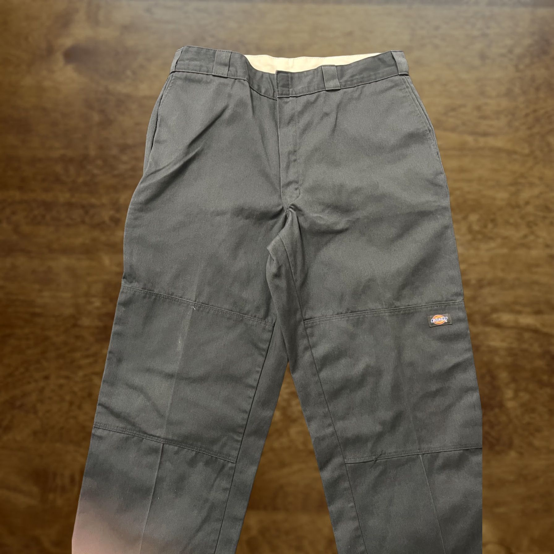 Dickies Dickies Pants Mens 38x30 Gray Flat Front Work Chino Double Knee Straight Leg Size US 38 / EU 54 - 1 Thumbnail