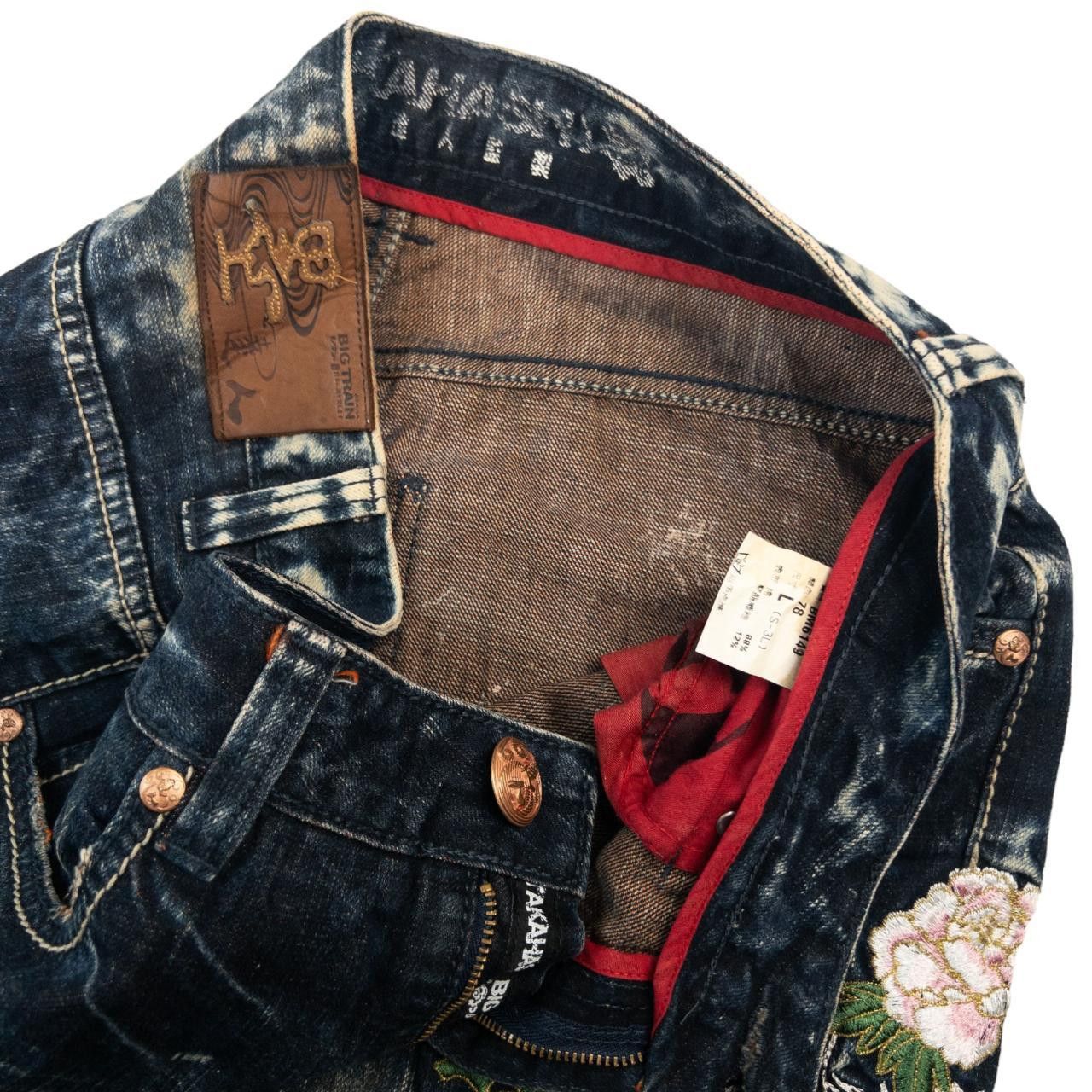 Other Vintage BigTrain Embroidered Floral Japanese Denim Jeans W33 Size US 33 - 7 Thumbnail