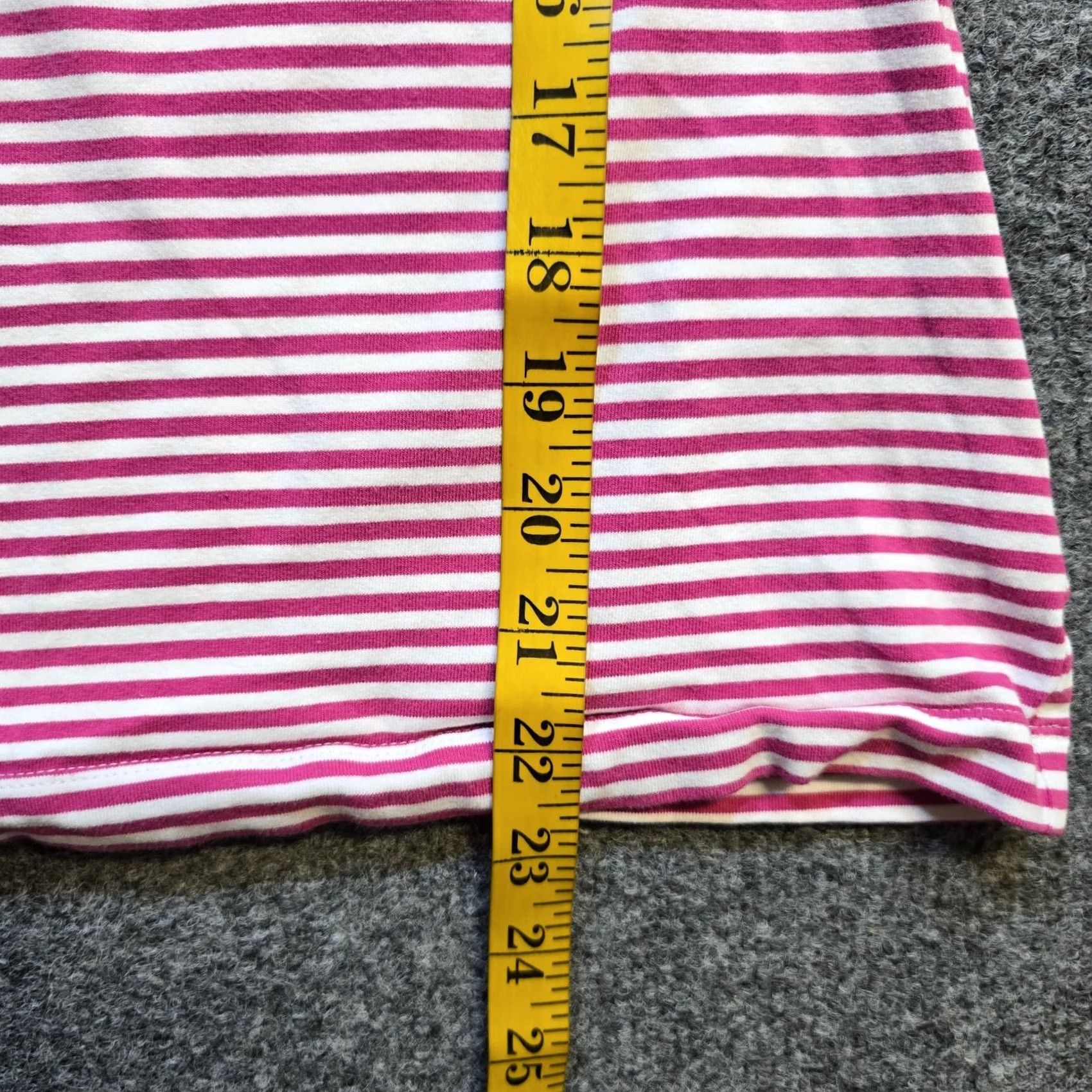 Brooks Brothers Brooks Brothers Top Women Large Pink Stripe Blue Lace Long Sleeve Stretch Casual Blouse Size L / US 10 / IT 46 - 6 Thumbnail