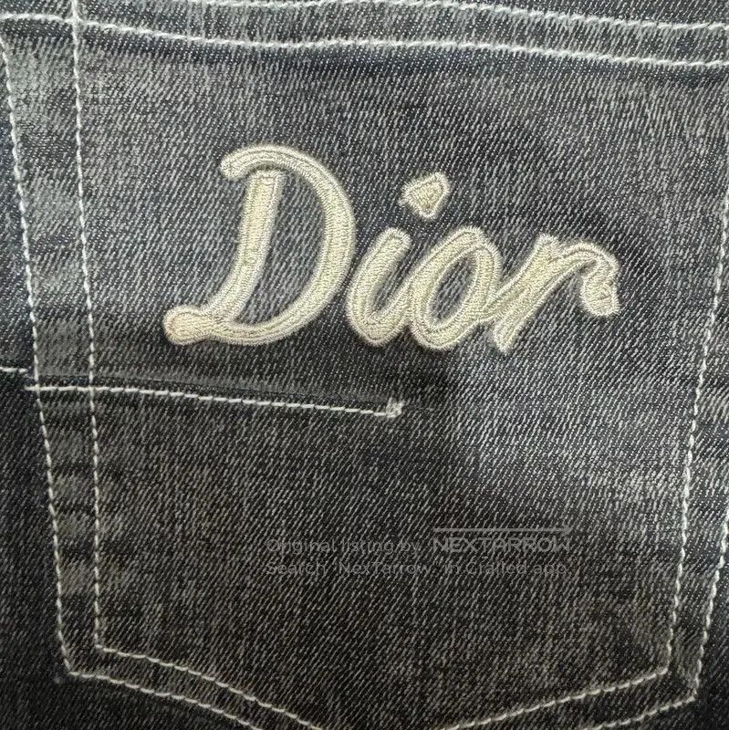 Dior Dior Men's Black Grey Embroidered Logo Casual Trousers . Size US 32 / EU 48 - 3 Thumbnail