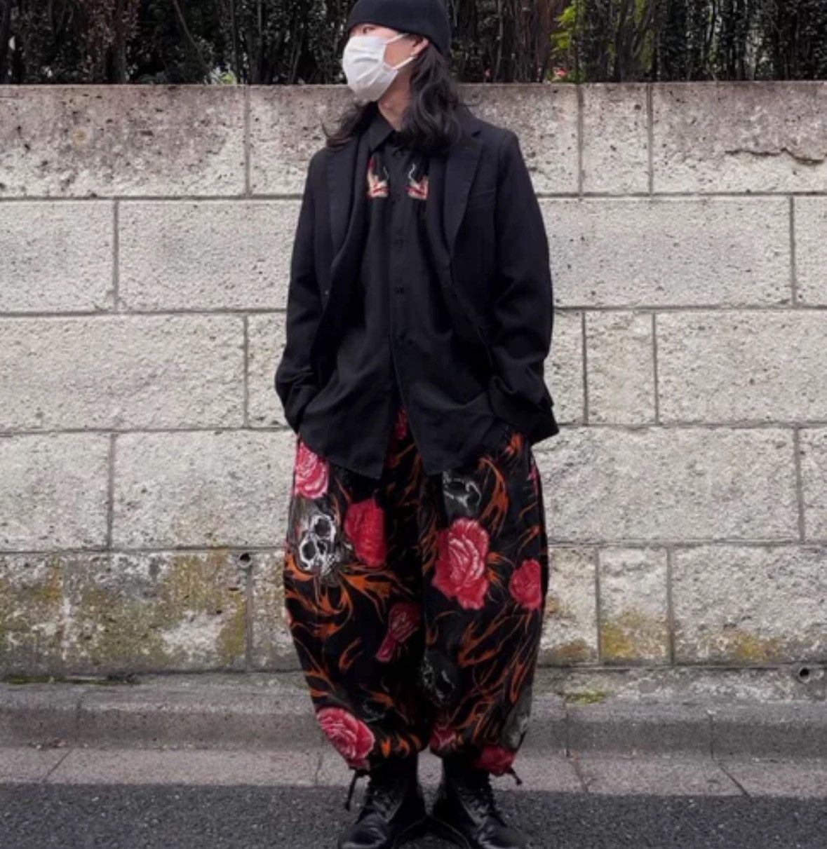 Yohji Yamamoto Yohji Yamamoto Yohji 19ss Skeleton Rose Pants 2412-Nextarrow Size US 32 / EU 48 - 5 Thumbnail