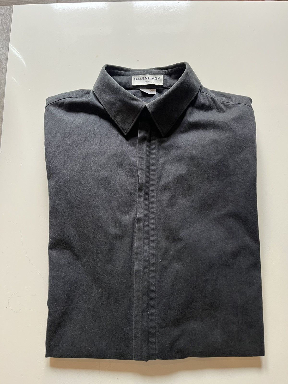 Balenciaga Balenciaga Black Zip Overshirt – Ref. 433502 TSD07 1000 Size US XXS / EU 40 - 2 Thumbnail