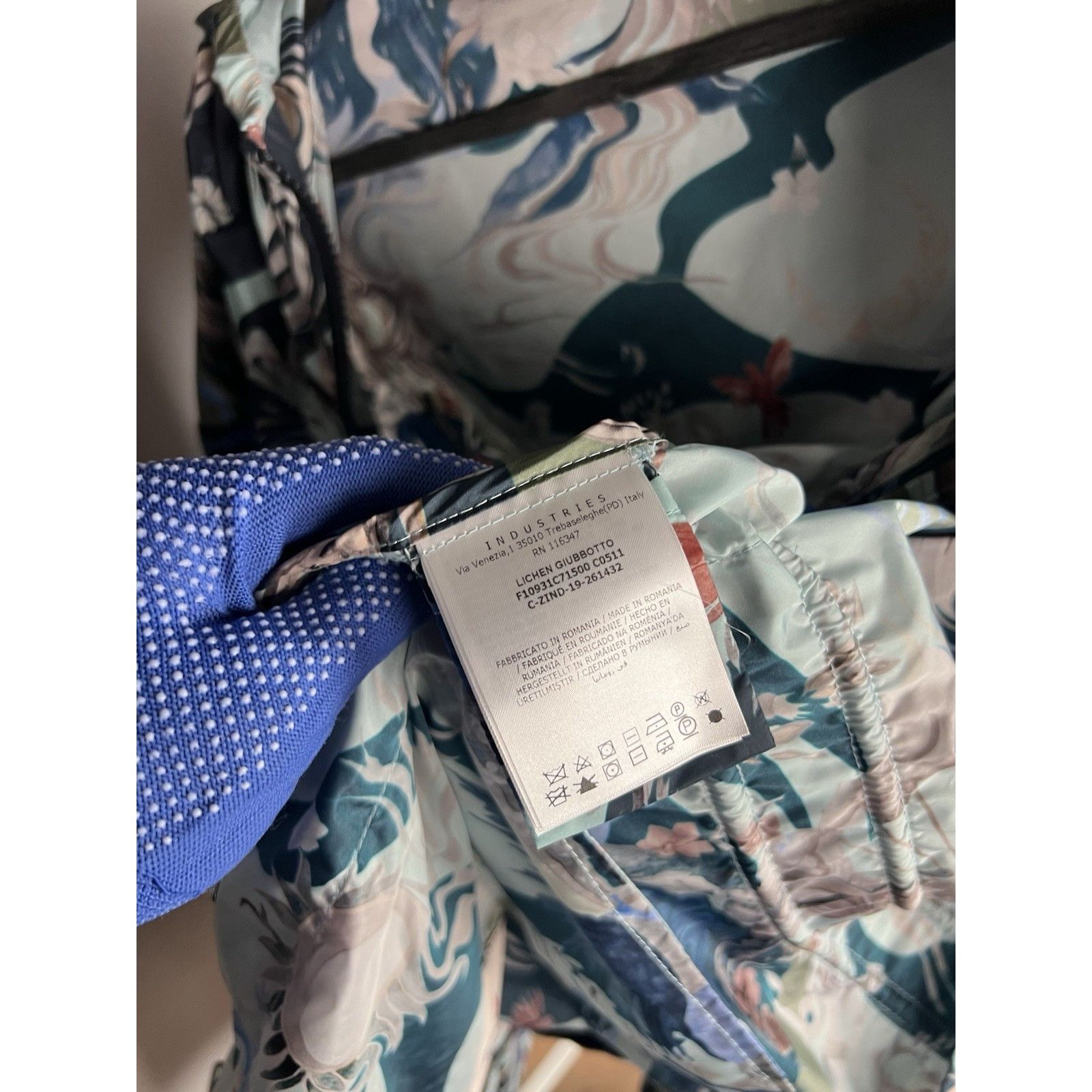 Moncler Moncler Lichen Women`s Blue Long Rain Coat Windbreaker Jacke Size M / US 6-8 / IT 42-44 - 11 Thumbnail