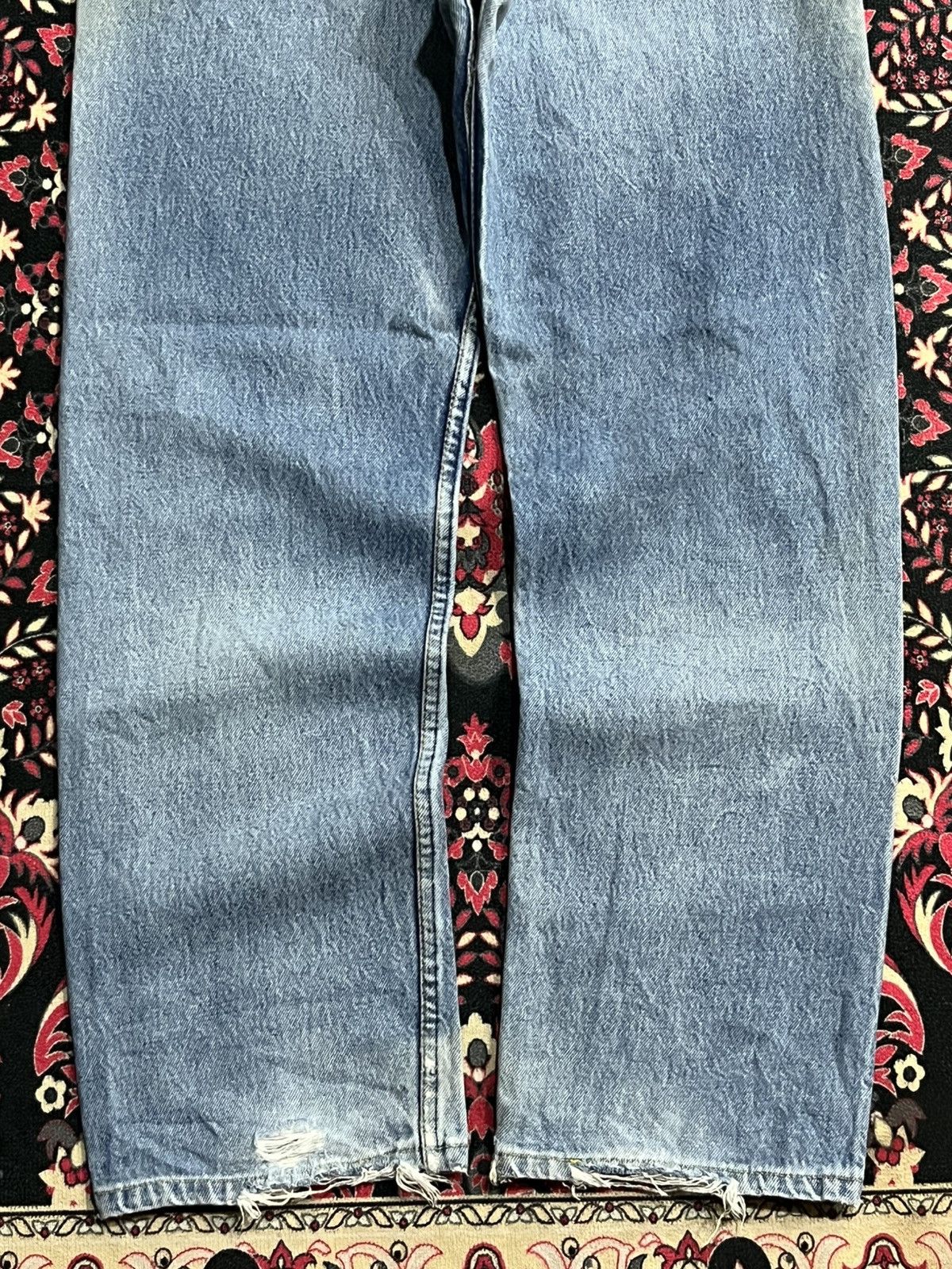 Levi's Vintage Y2K Levi’s 501 Blue Washed Straight Leg Jeans Size US 33 - 12 Thumbnail