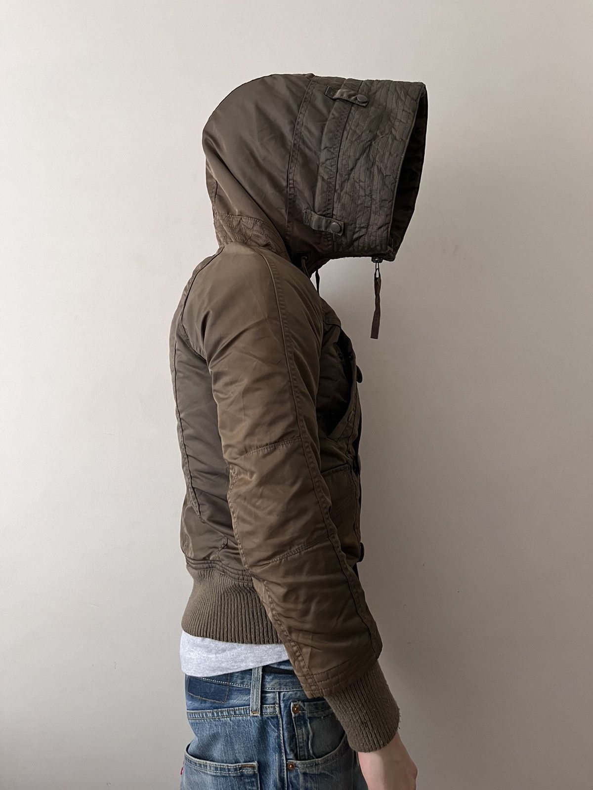 Japanese Brand G.O.A fur hooded bomber Size US S / EU 44-46 / 1 - 11 Thumbnail