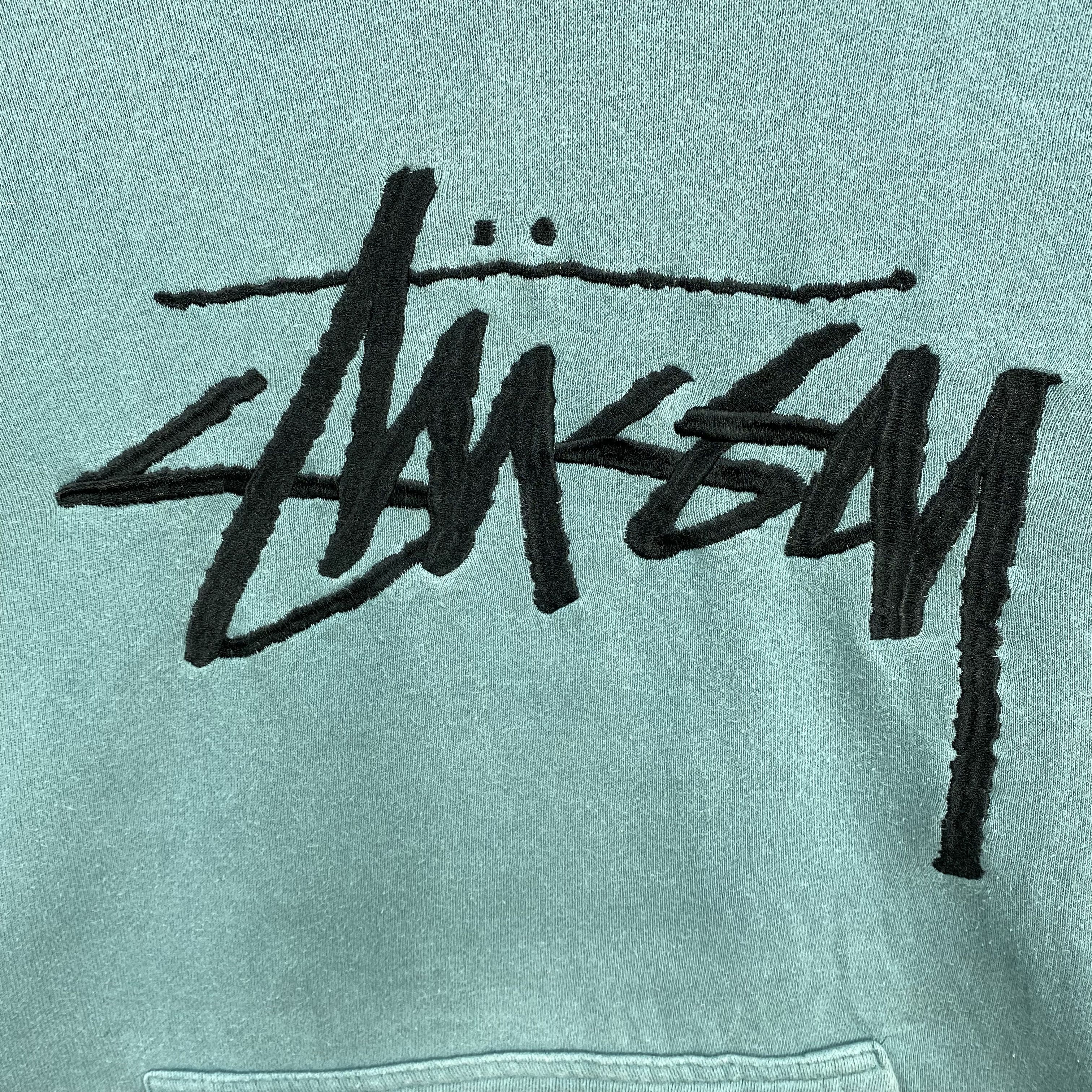 Stussy Vintage Y2K Stussy Pullover Hoodie Streetwear Sweatshirt Size US L / EU 52-54 / 3 - 3 Thumbnail