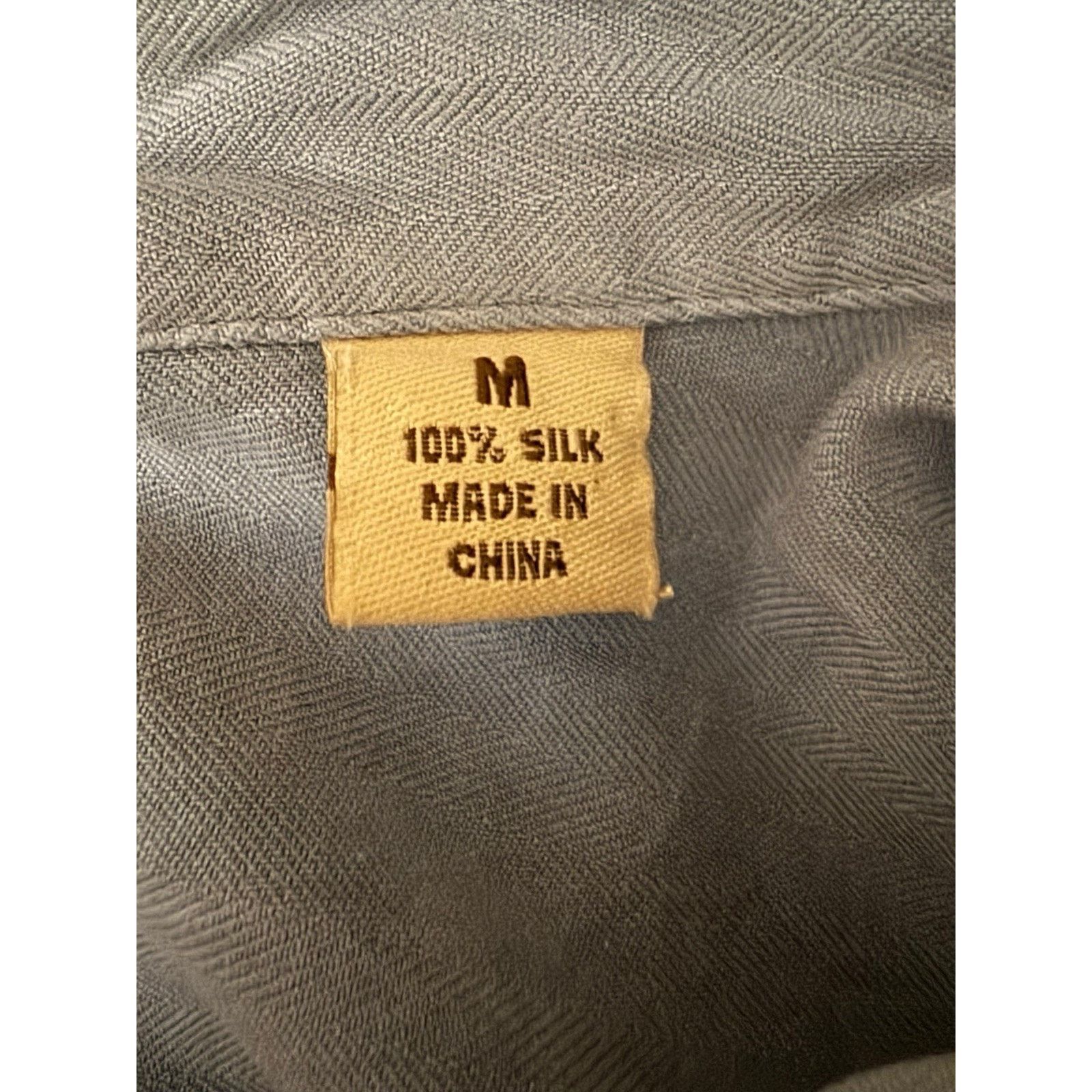 Other Pussers Embroidered Tortola Back Panel Blue Silk Camp Shirt Size US M / EU 48-50 / 2 - 8 Thumbnail