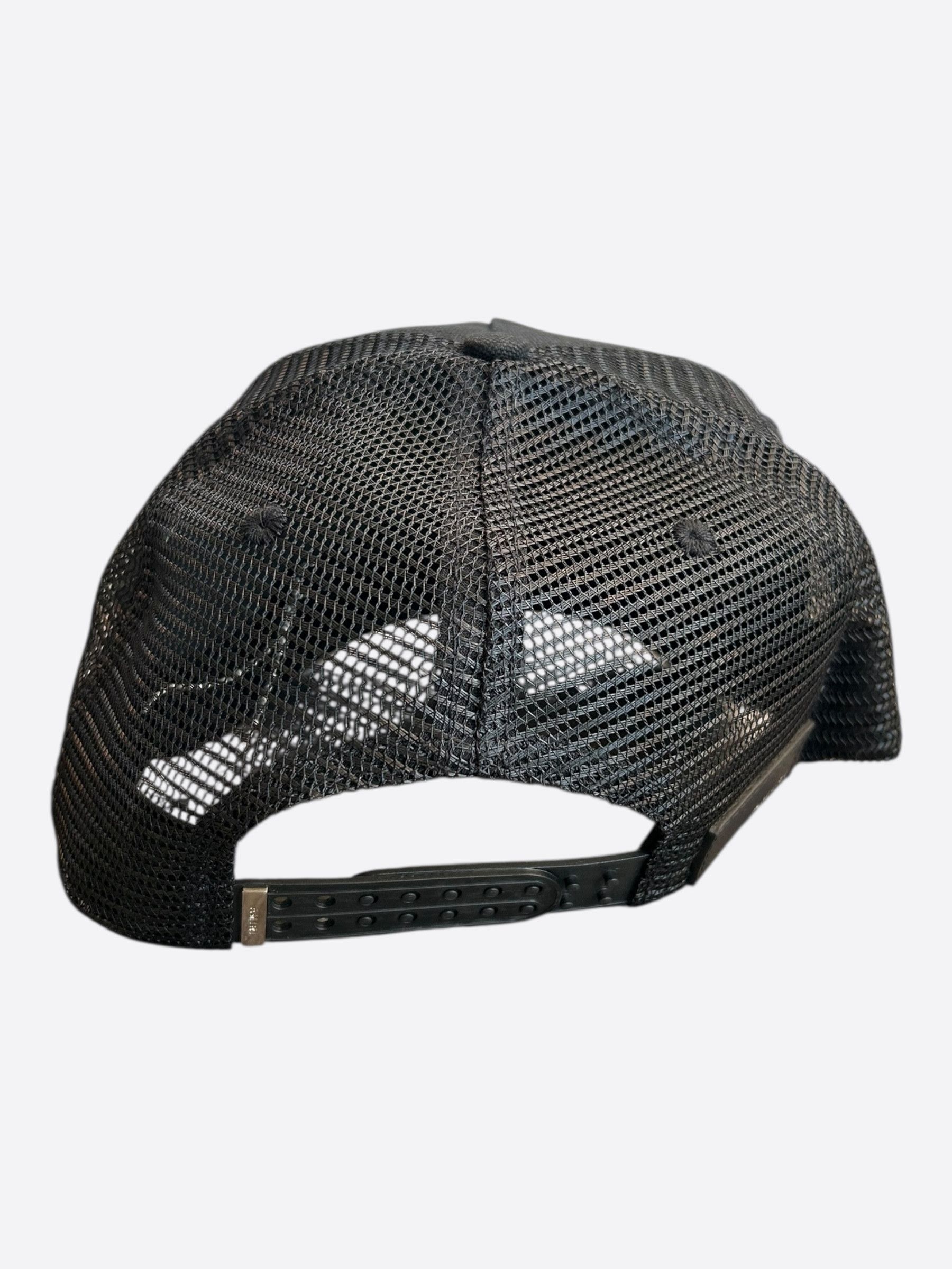 Amiri Amiri Black & Blue Logo Trucker Hat Size ONE SIZE - 3 Thumbnail