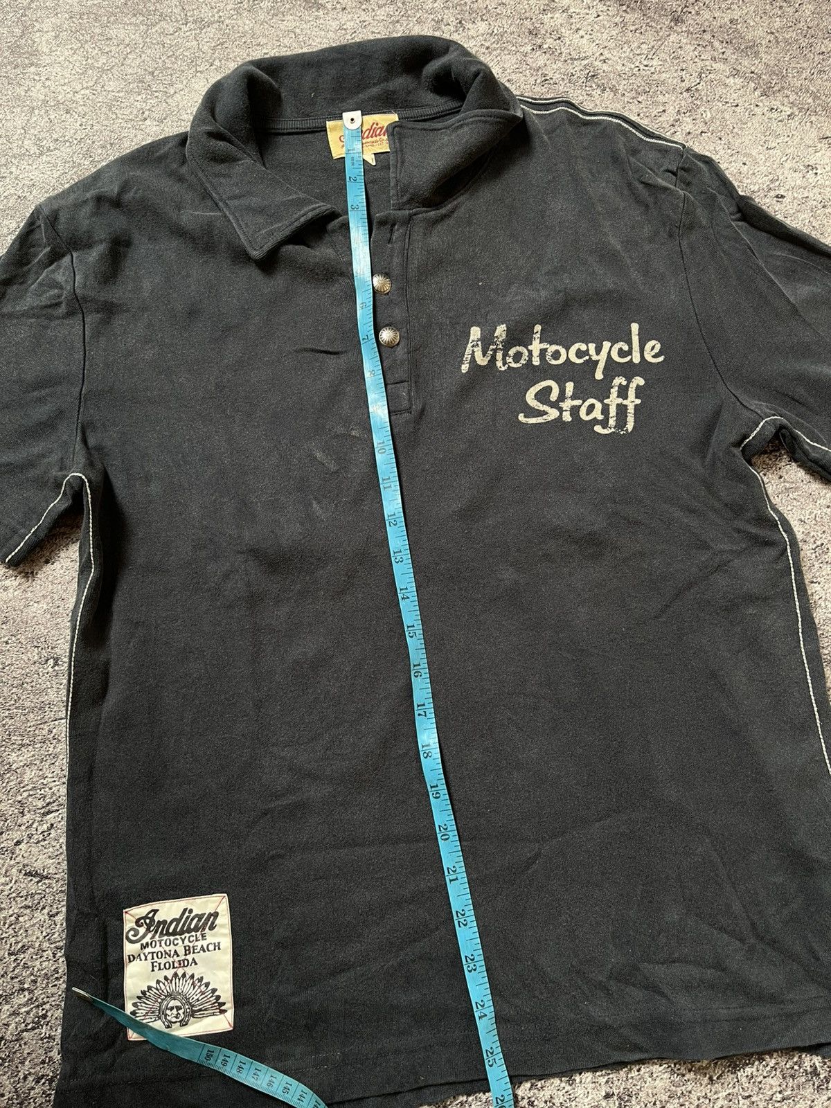 Japanese Brand Y2K Indian Motorcyle ifsixwasnine polo tshirt Size US L / EU 52-54 / 3 - 8 Thumbnail