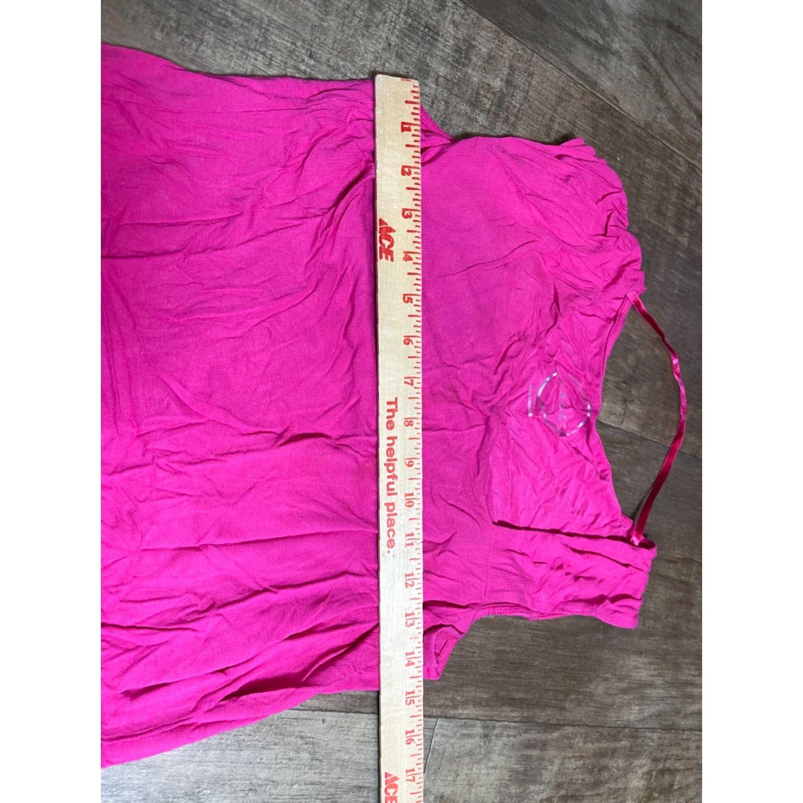 Vintage INC Top Womens Medium M Pink Sleeveless Blouse Regular Size M Pink Casual Basic Classic Easy Care Stretch Womens Shirt Size M / US 6-8 / IT 42-44 - 3 Thumbnail