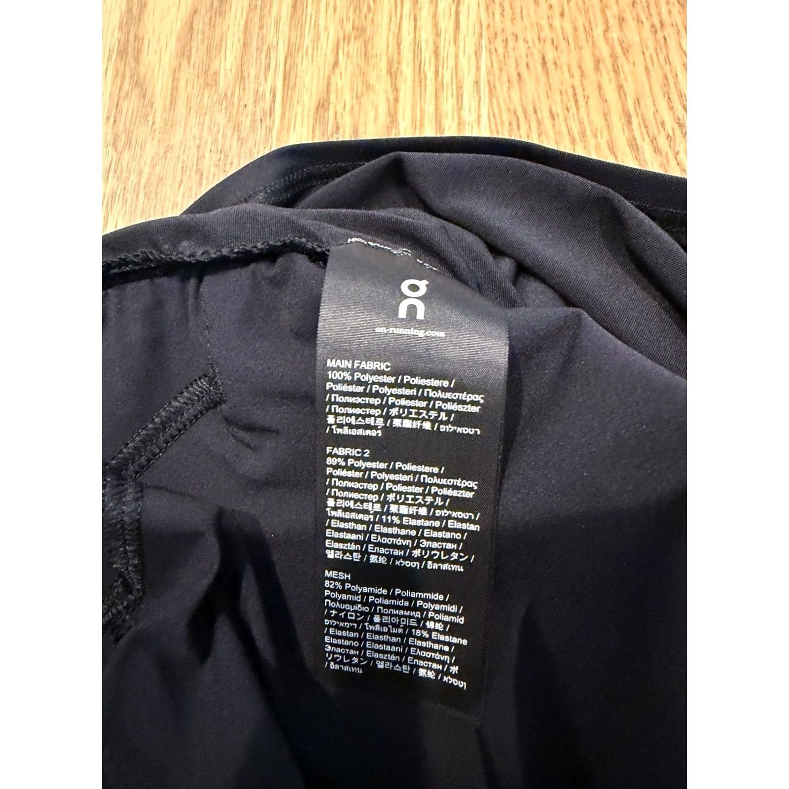 Vintage On Cloud Essential Shorts Womens Small Black Drawstring Pockets Lined NWT Size 28" / US 6 / IT 42 - 5 Thumbnail