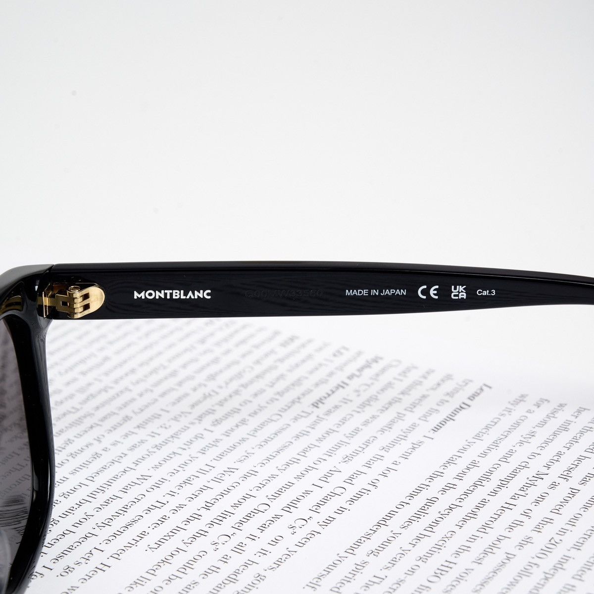 Montblanc MONTBLANC MB0302S 001 SUNGLASSES Size ONE SIZE - 5 Thumbnail