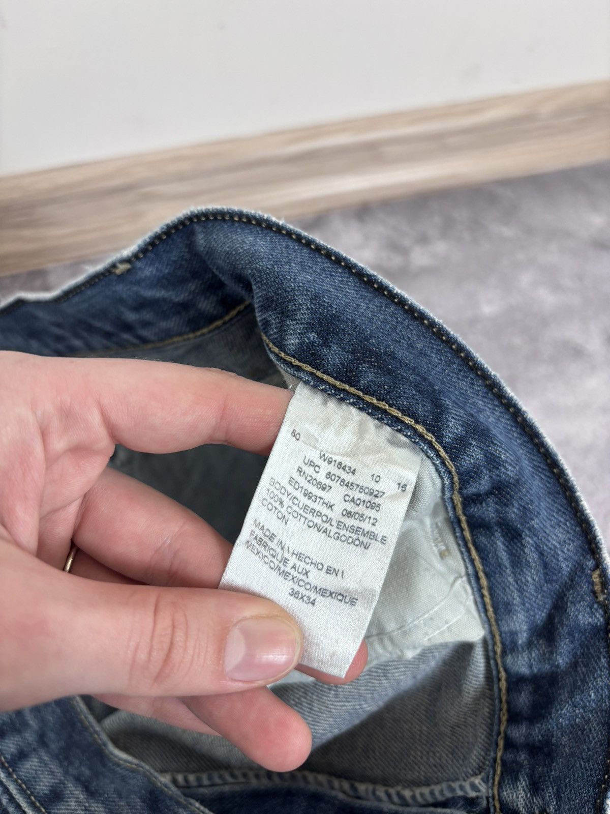 Dickies Dickies Men’s Blue Denim Jeans Straight Relaxed Fit Workwear Size US 36 / EU 52 - 16 Thumbnail