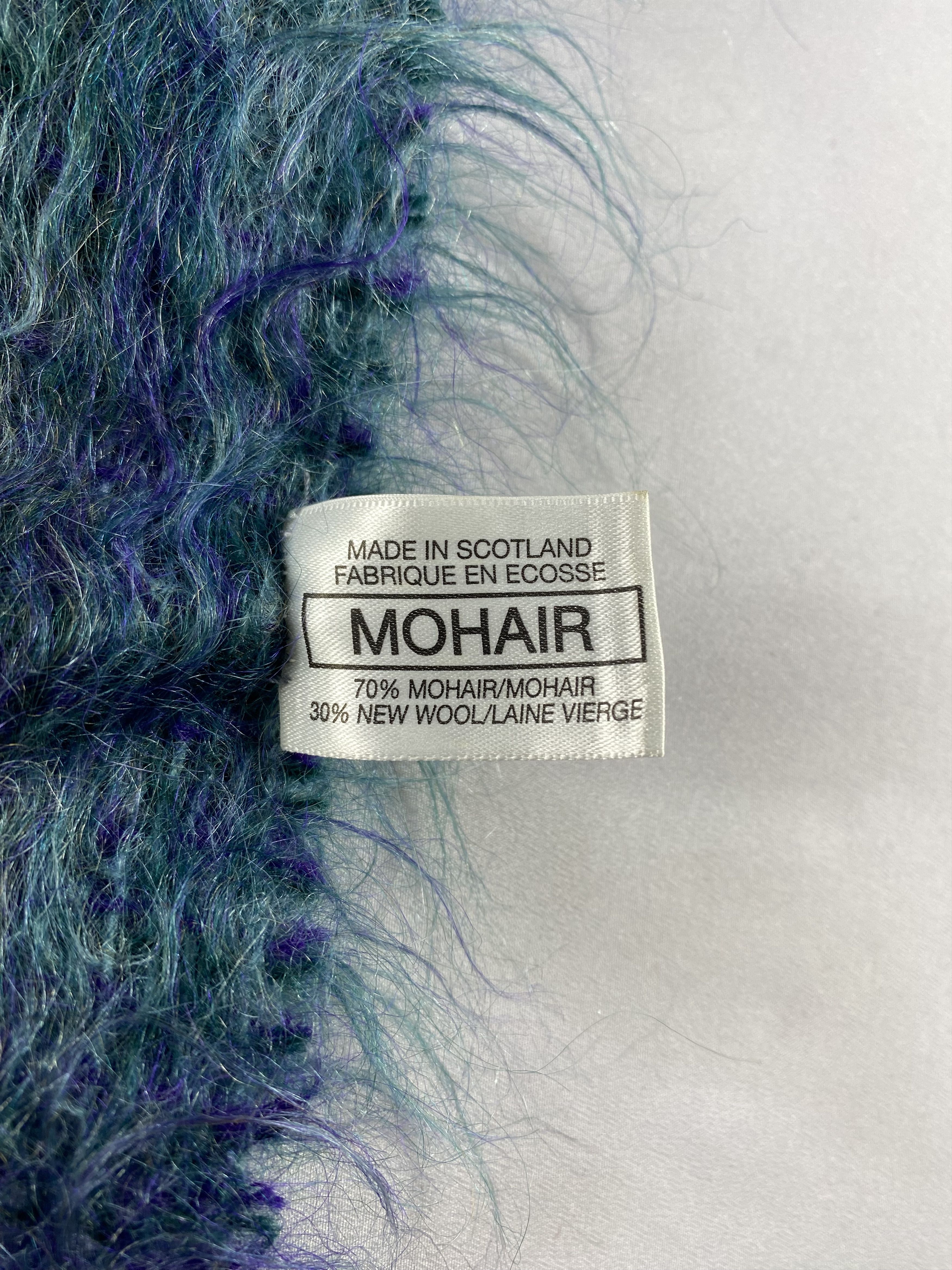 Vintage Vintage Mohair Scarf / Muffler / Neckwear - WW1706 Size ONE SIZE - 5 Thumbnail