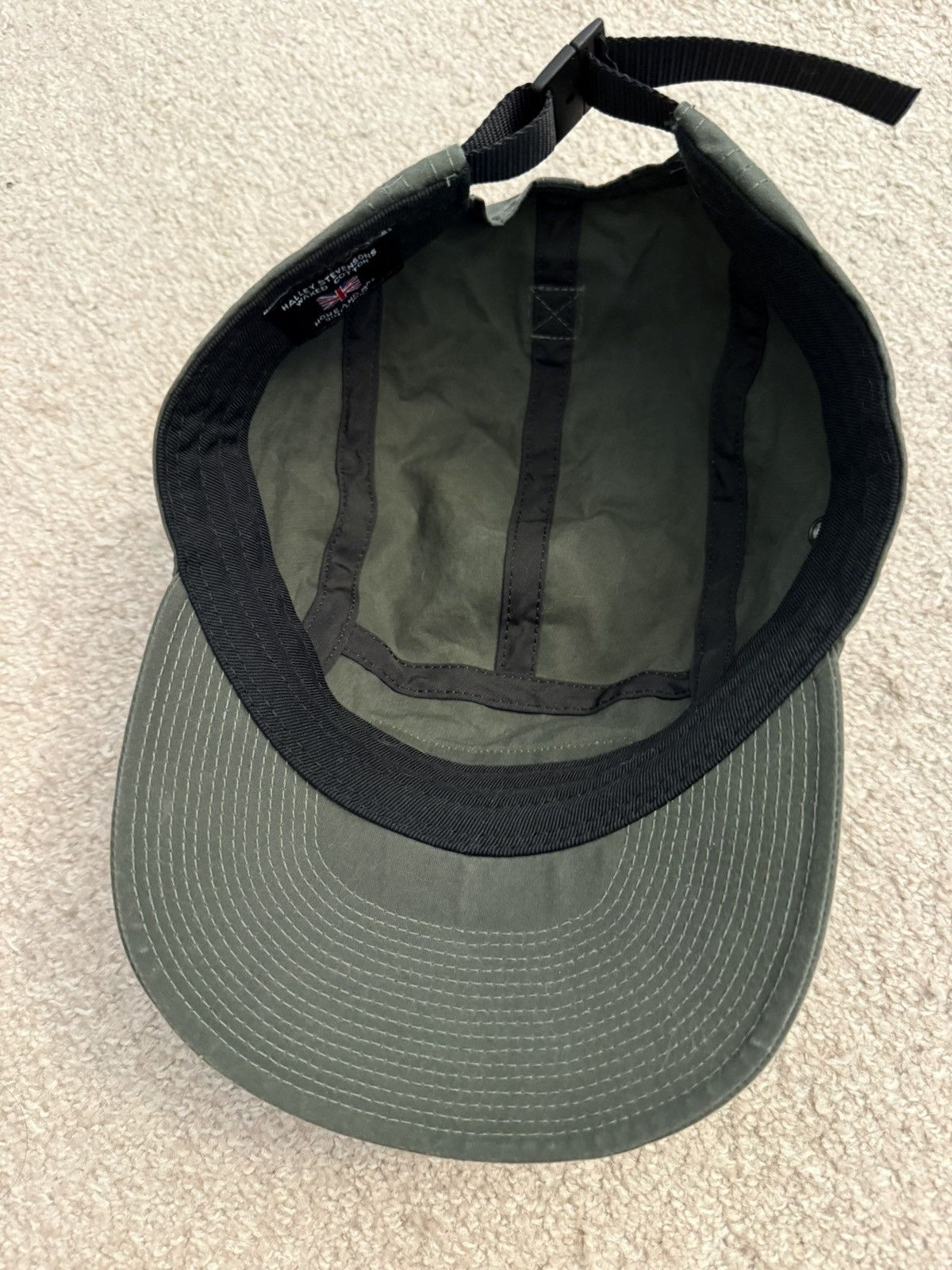 Supreme Waxed Cotton Camp Cap (Olive)