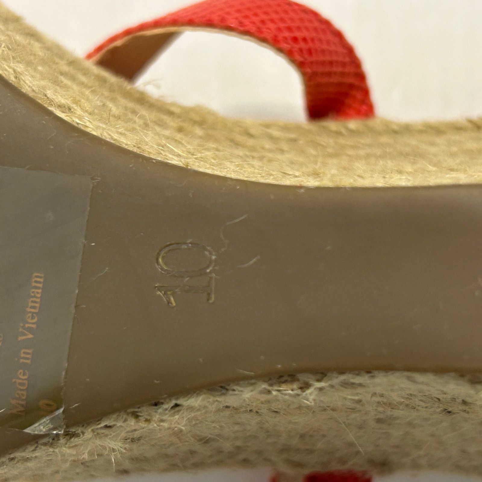 Other Kelly & Katie Rachel Coral Espadrille Wedge 10 Size US 10 / IT 40 - 4 Thumbnail