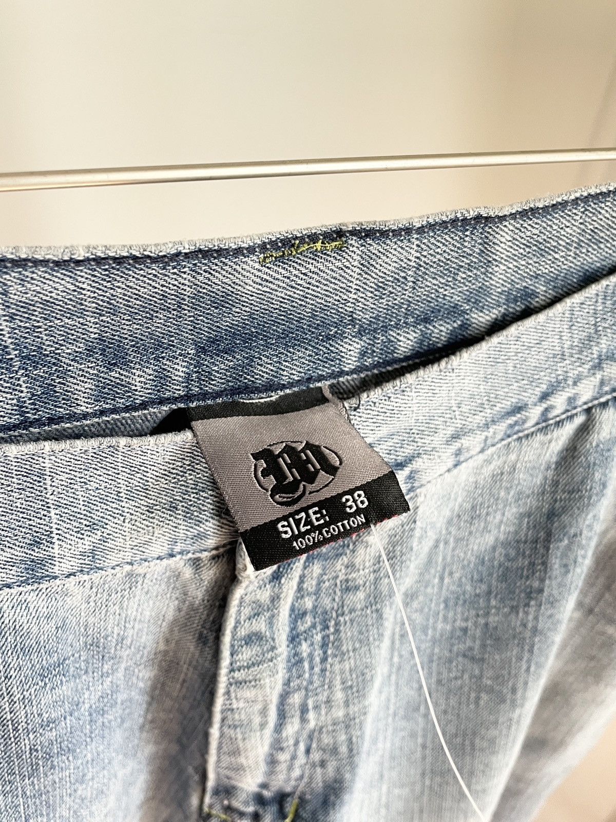 Makaveli VINTAGE 💧 Makaveli Y2K Vintage 2pac Rap Printed Denim Jeans Size US 38 / EU 54 - 5 Thumbnail