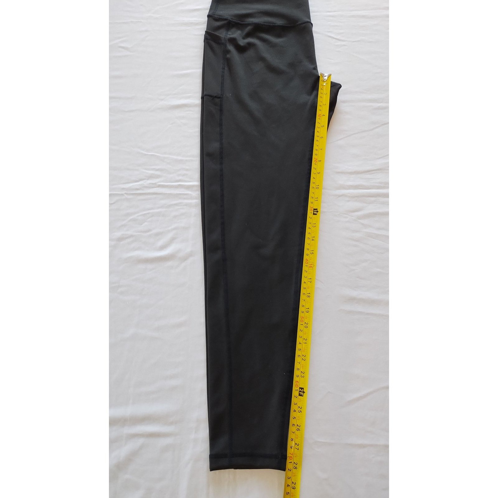 Other Women Compressive Leggings Wide Flat Waistband Black Sz 2XL Size 37" - 11 Thumbnail