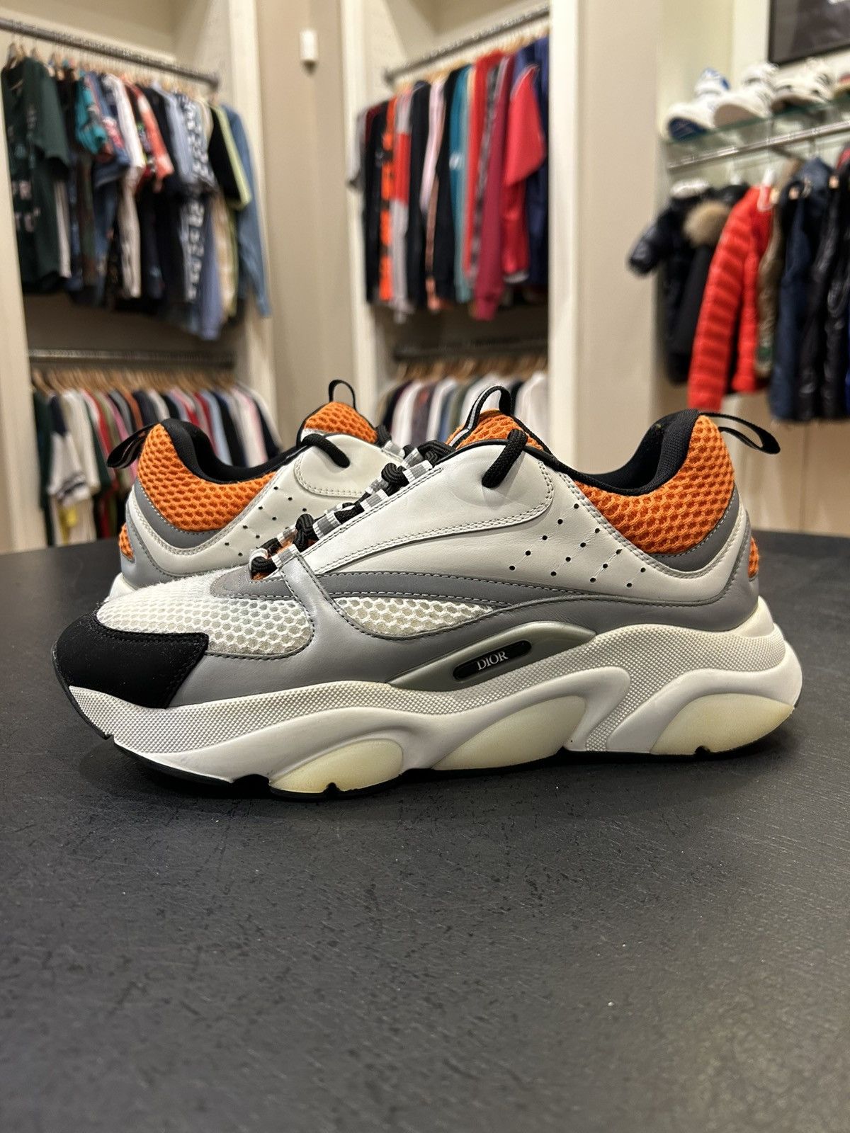 Dior B22 White Orange
