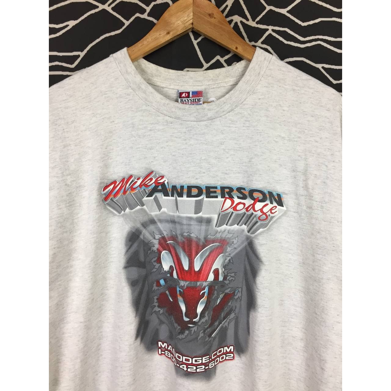 Vintage Vtg Bayside Mike Anderson Dodge Dealership Promo Tee Size US XL / EU 56 / 4 - 3 Thumbnail